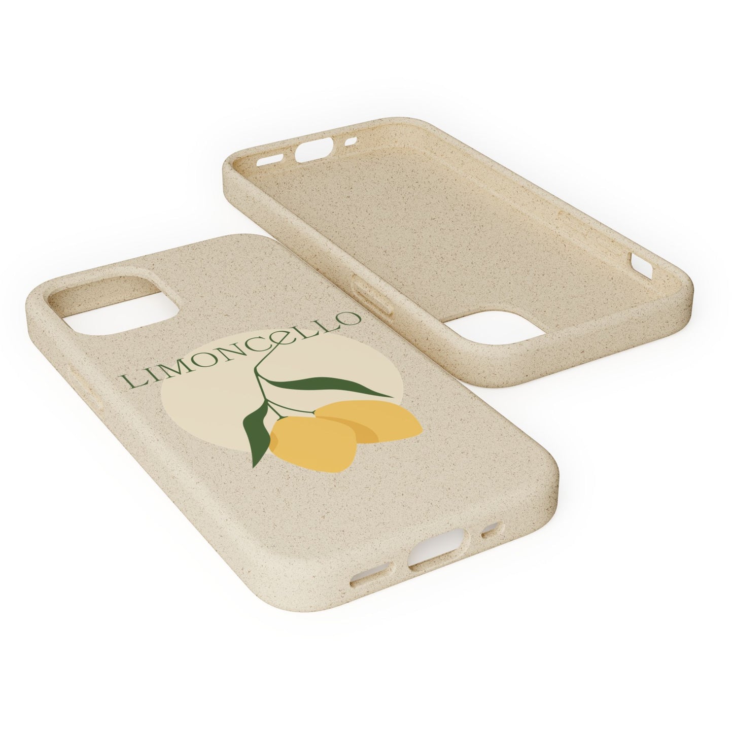 Biodegradable Phone Case - Limoncello Design, Eco-Friendly Mobile Cover