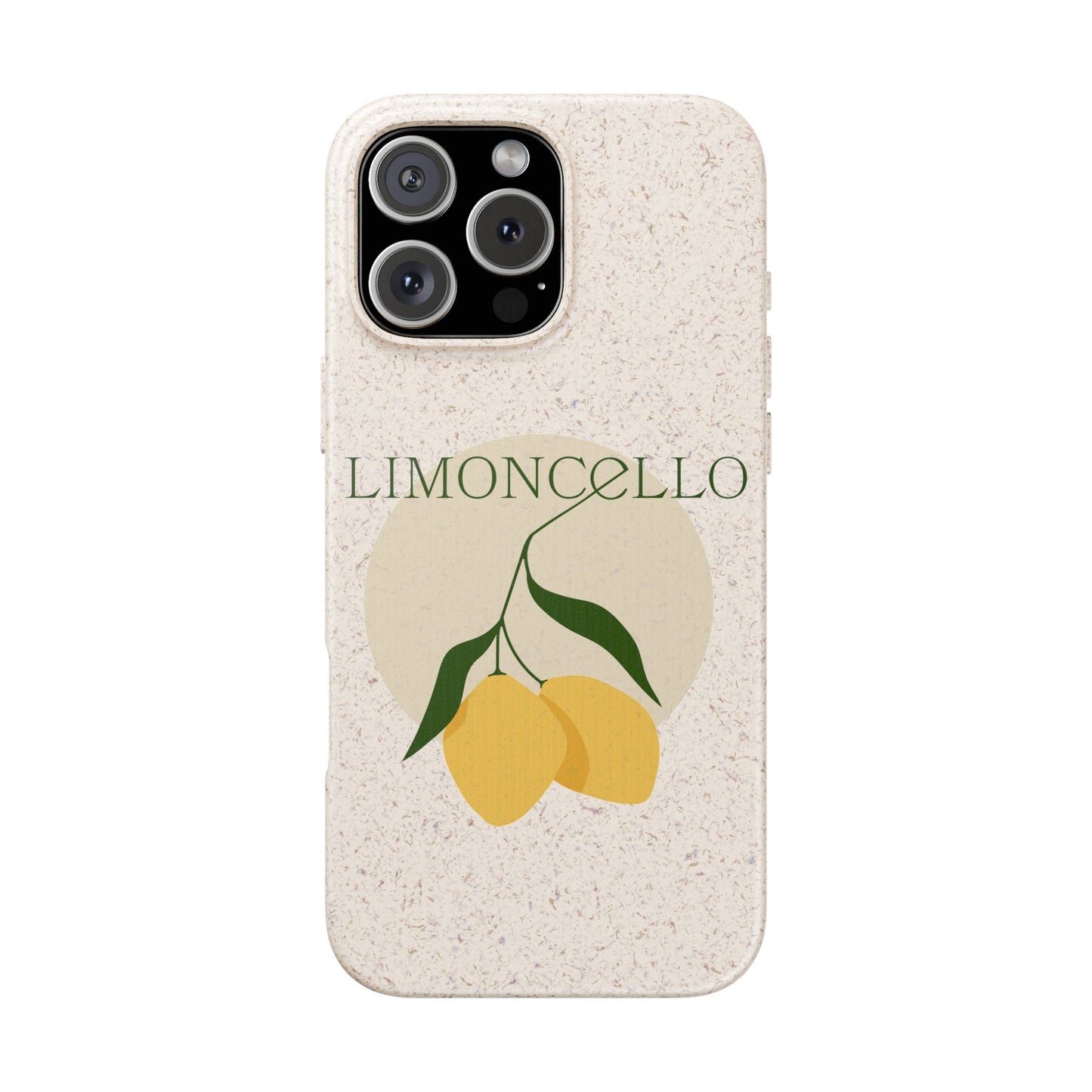 Biodegradable Phone Case - Limoncello Design, Eco-Friendly Mobile Cover
