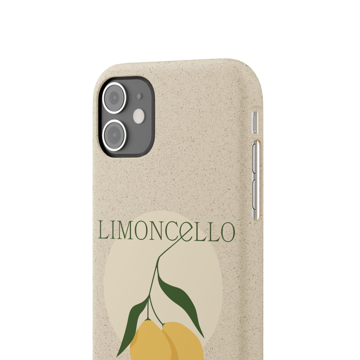Biodegradable Phone Case - Limoncello Design, Eco-Friendly Mobile Cover