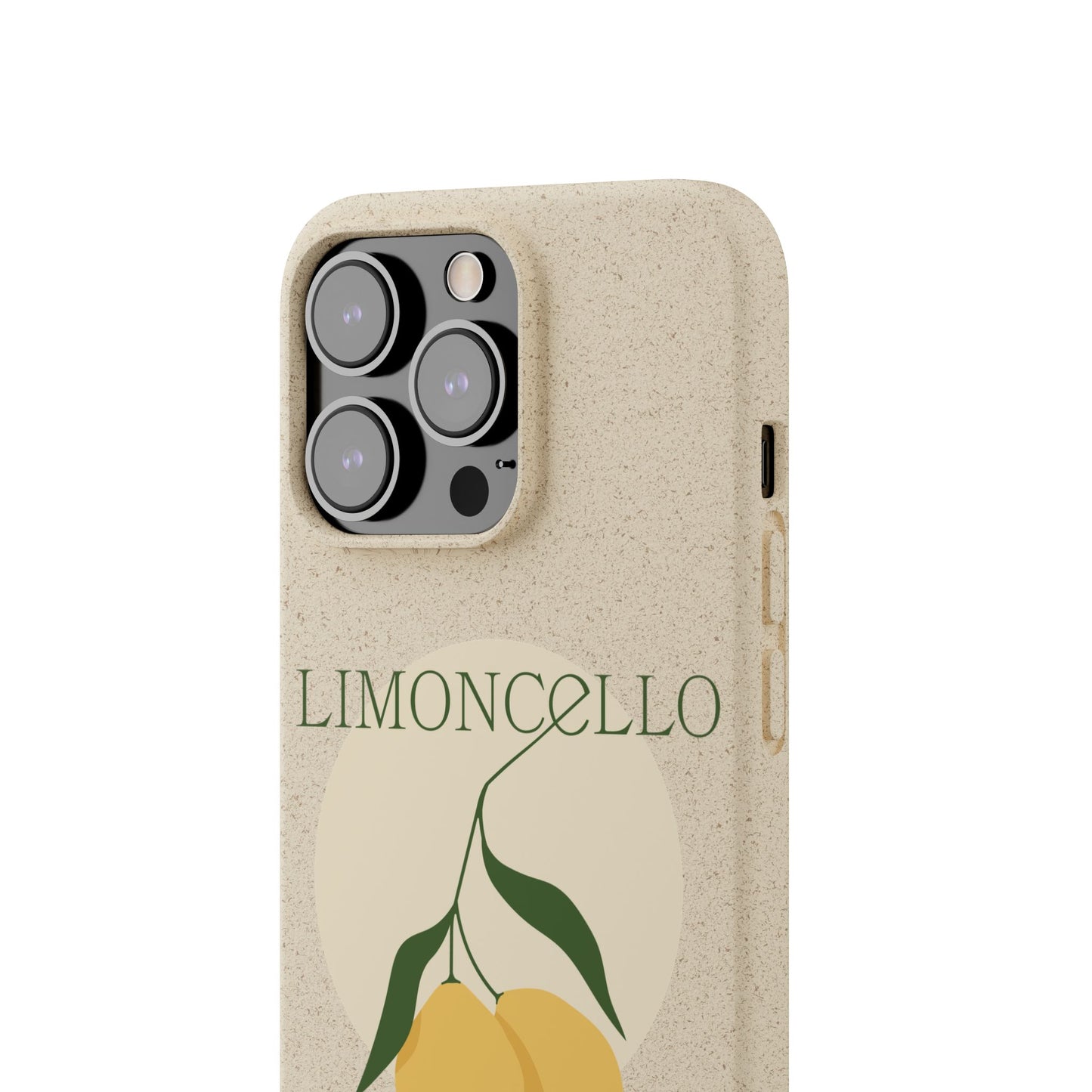 Biodegradable Phone Case - Limoncello Design, Eco-Friendly Mobile Cover
