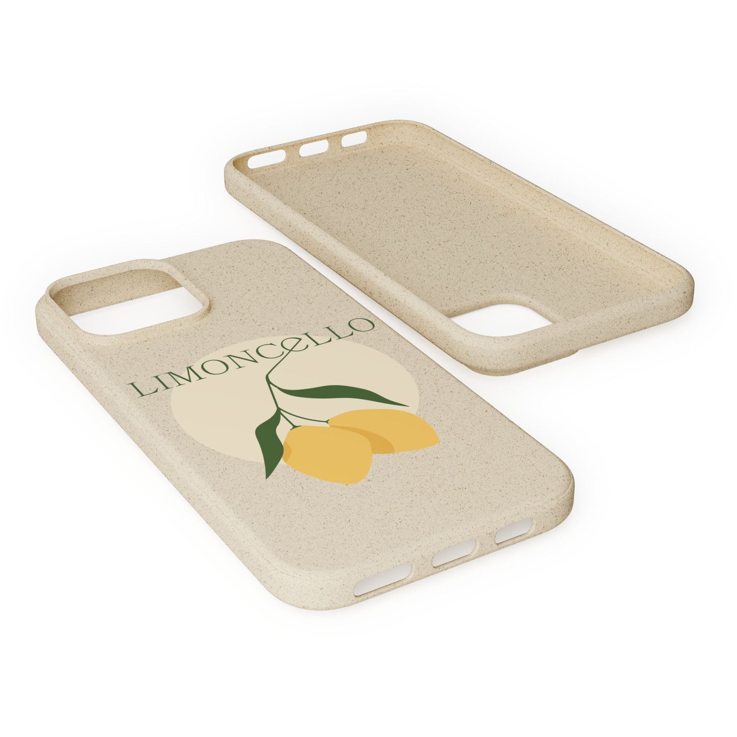 Biodegradable Phone Case - Limoncello Design, Eco-Friendly Mobile Cover