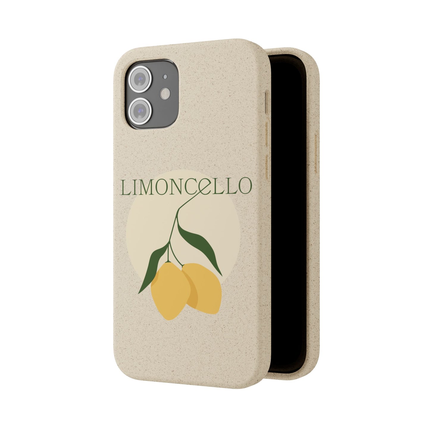 Biodegradable Phone Case - Limoncello Design, Eco-Friendly Mobile Cover