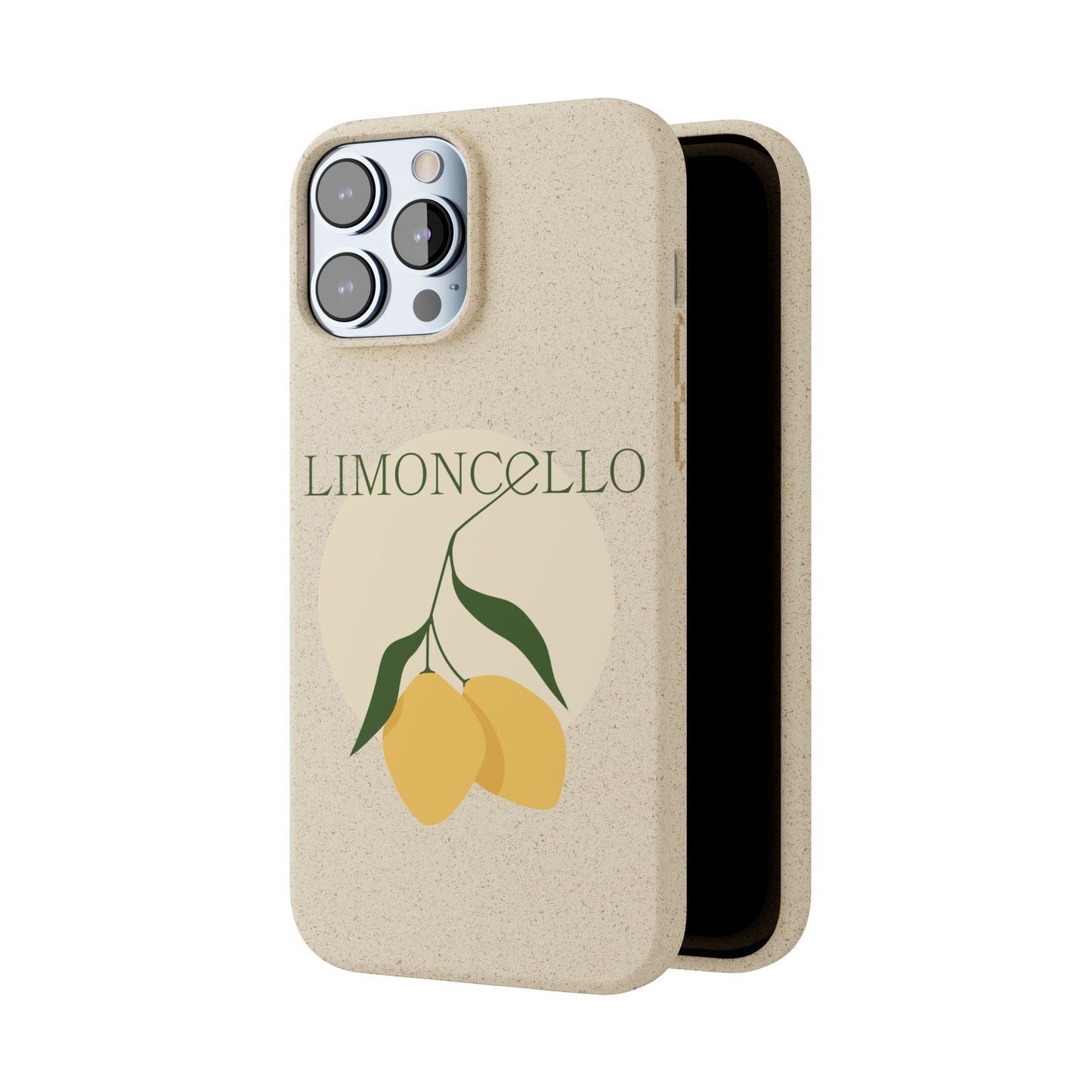 Biodegradable Phone Case - Limoncello Design, Eco-Friendly Mobile Cover