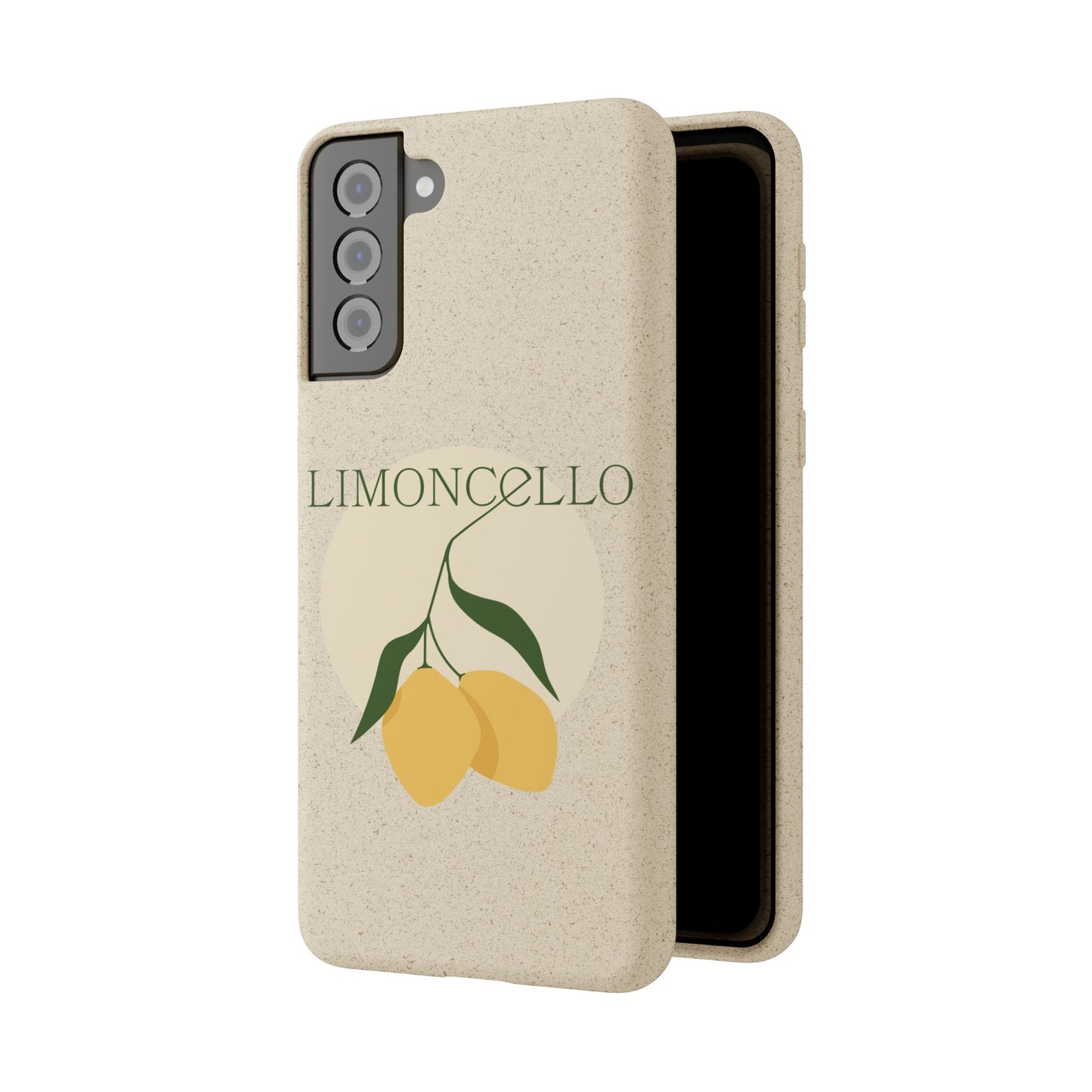 Biodegradable Phone Case - Limoncello Design, Eco-Friendly Mobile Cover