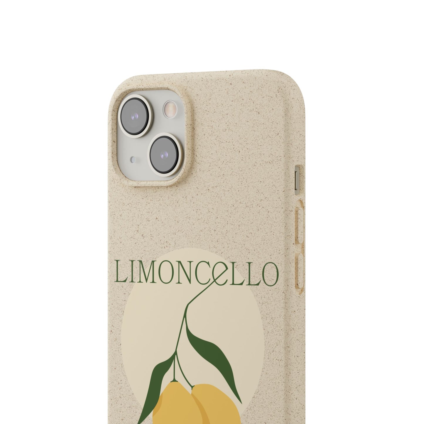 Biodegradable Phone Case - Limoncello Design, Eco-Friendly Mobile Cover