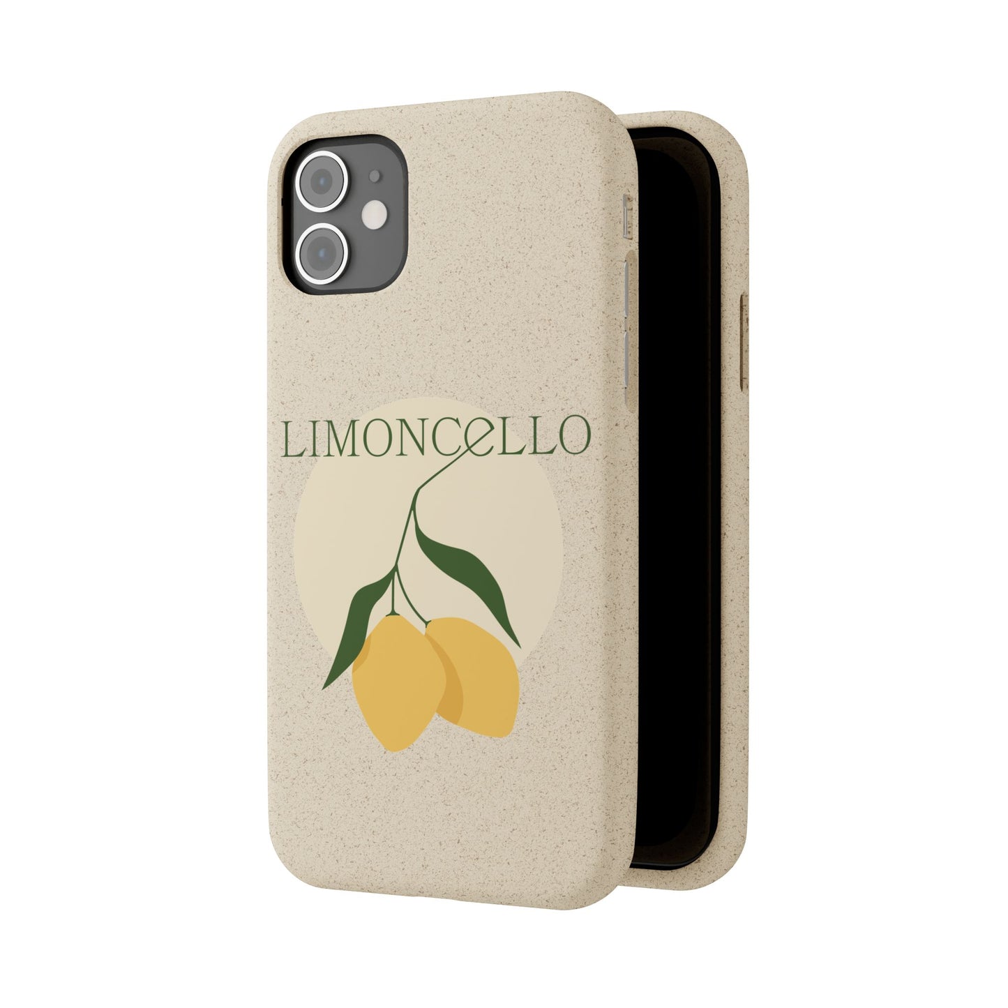 Biodegradable Phone Case - Limoncello Design, Eco-Friendly Mobile Cover