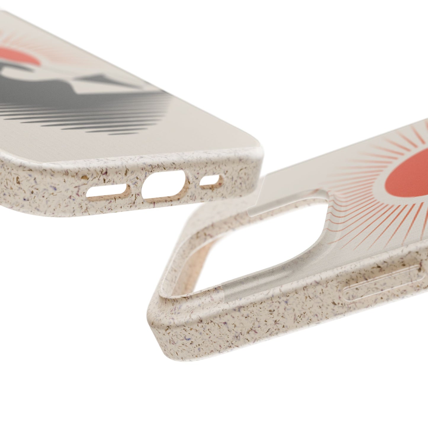 Biodegradable Phone Case - Mountain Design, Eco-Friendly Mobile Cover, Sustainable Tech Accessory