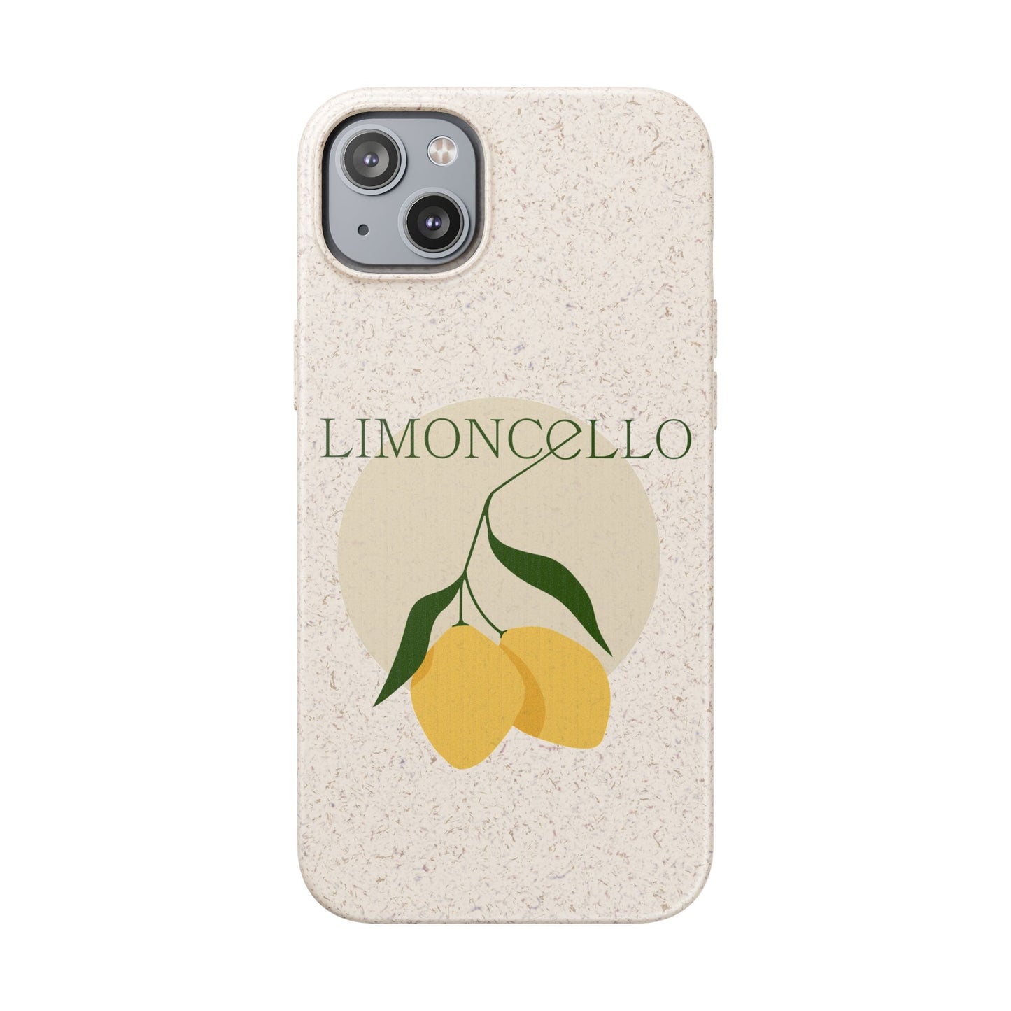 Biodegradable Phone Case - Limoncello Design, Eco-Friendly Mobile Cover
