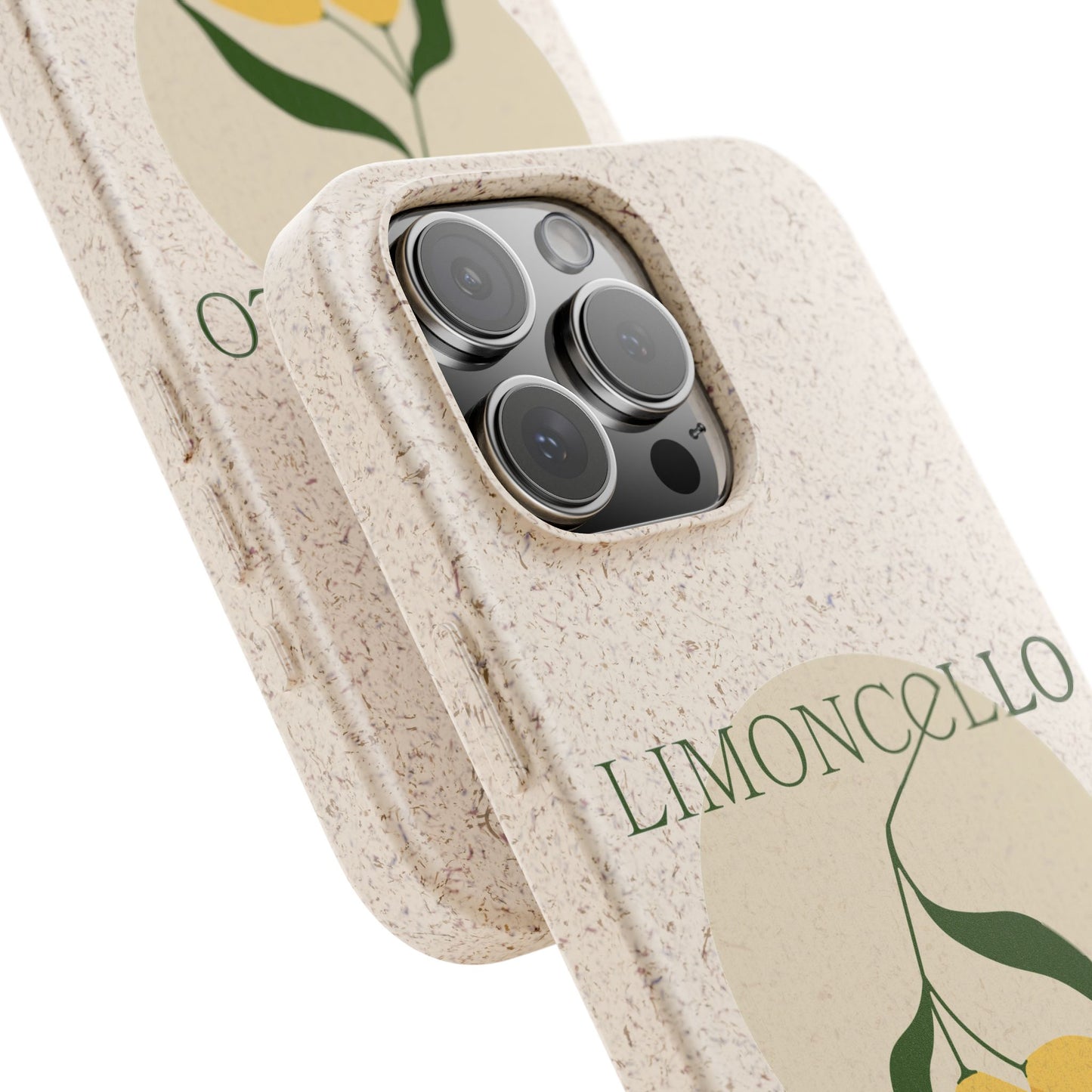 Biodegradable Phone Case - Limoncello Design, Eco-Friendly Mobile Cover