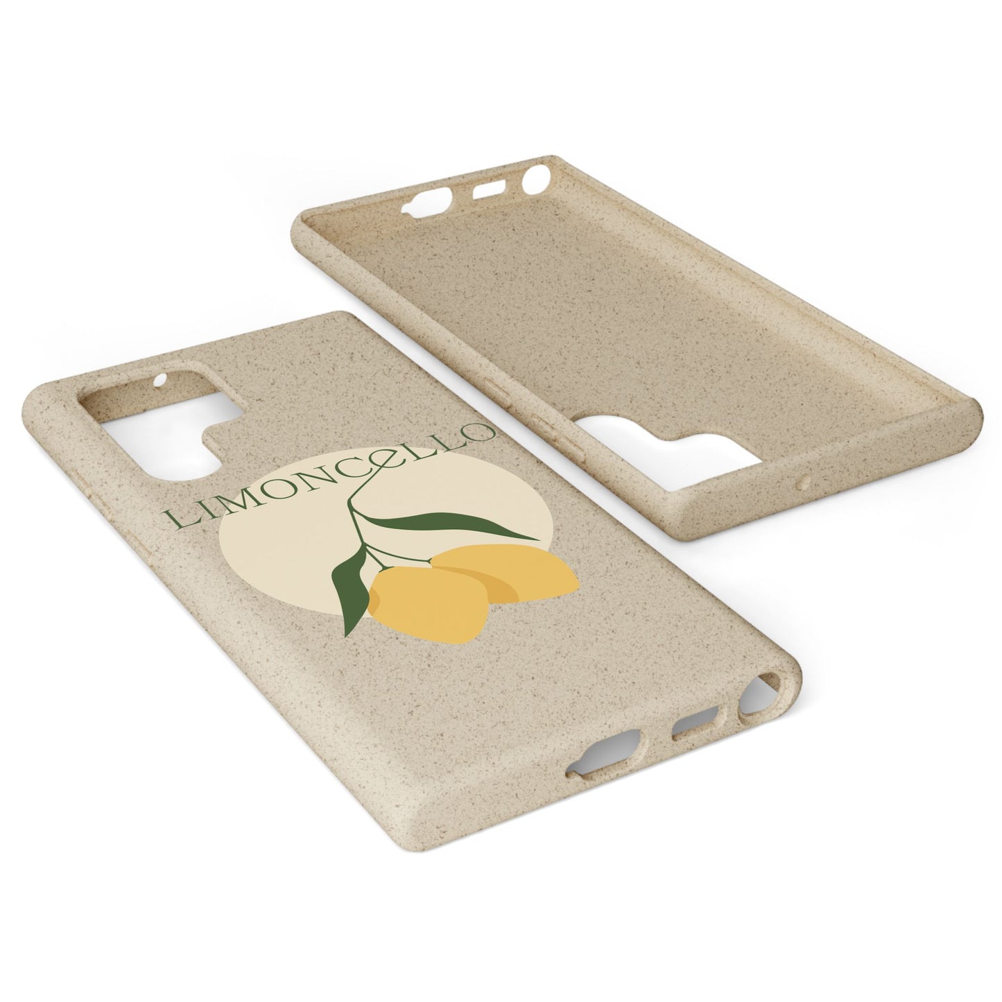 Biodegradable Phone Case - Limoncello Design, Eco-Friendly Mobile Cover