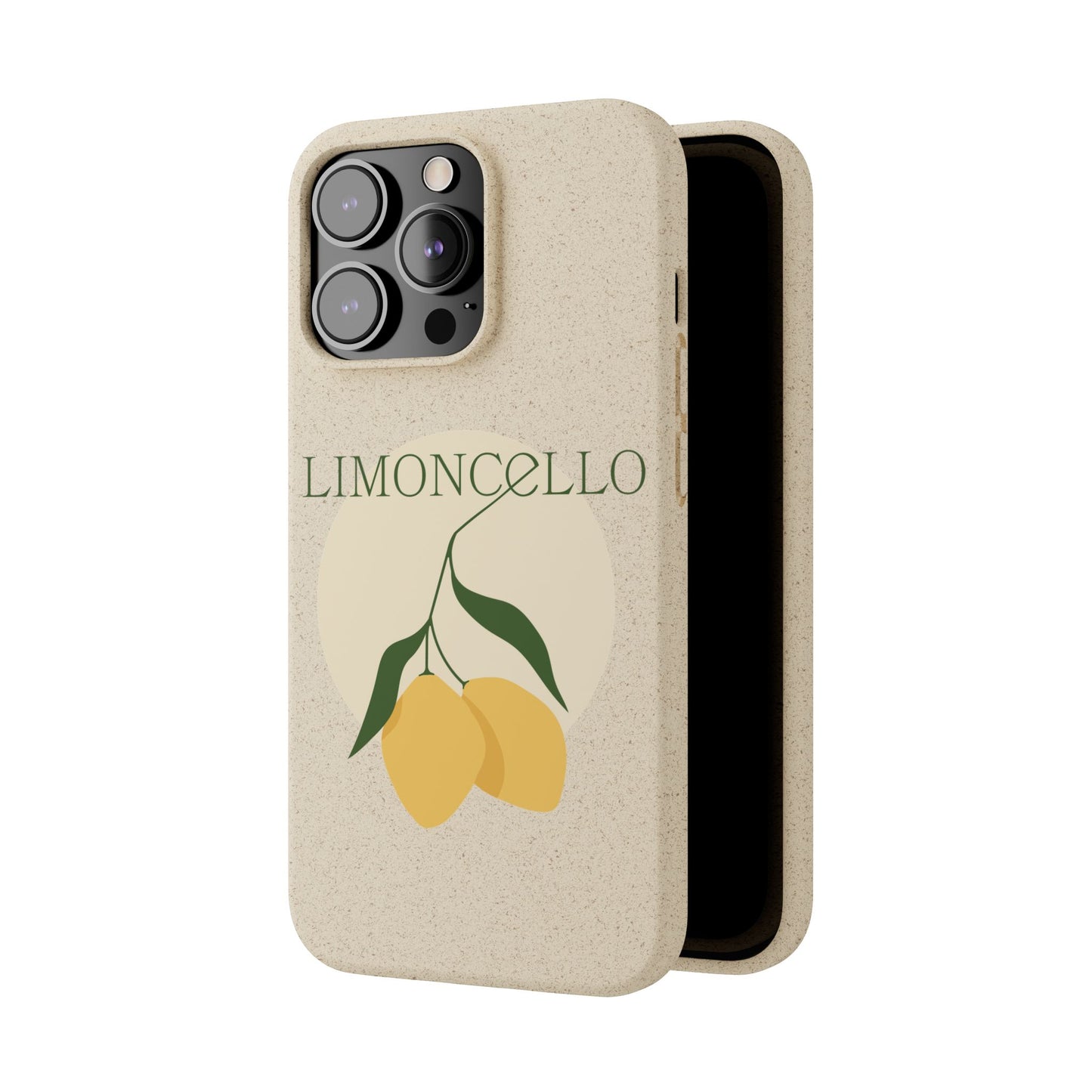 Biodegradable Phone Case - Limoncello Design, Eco-Friendly Mobile Cover