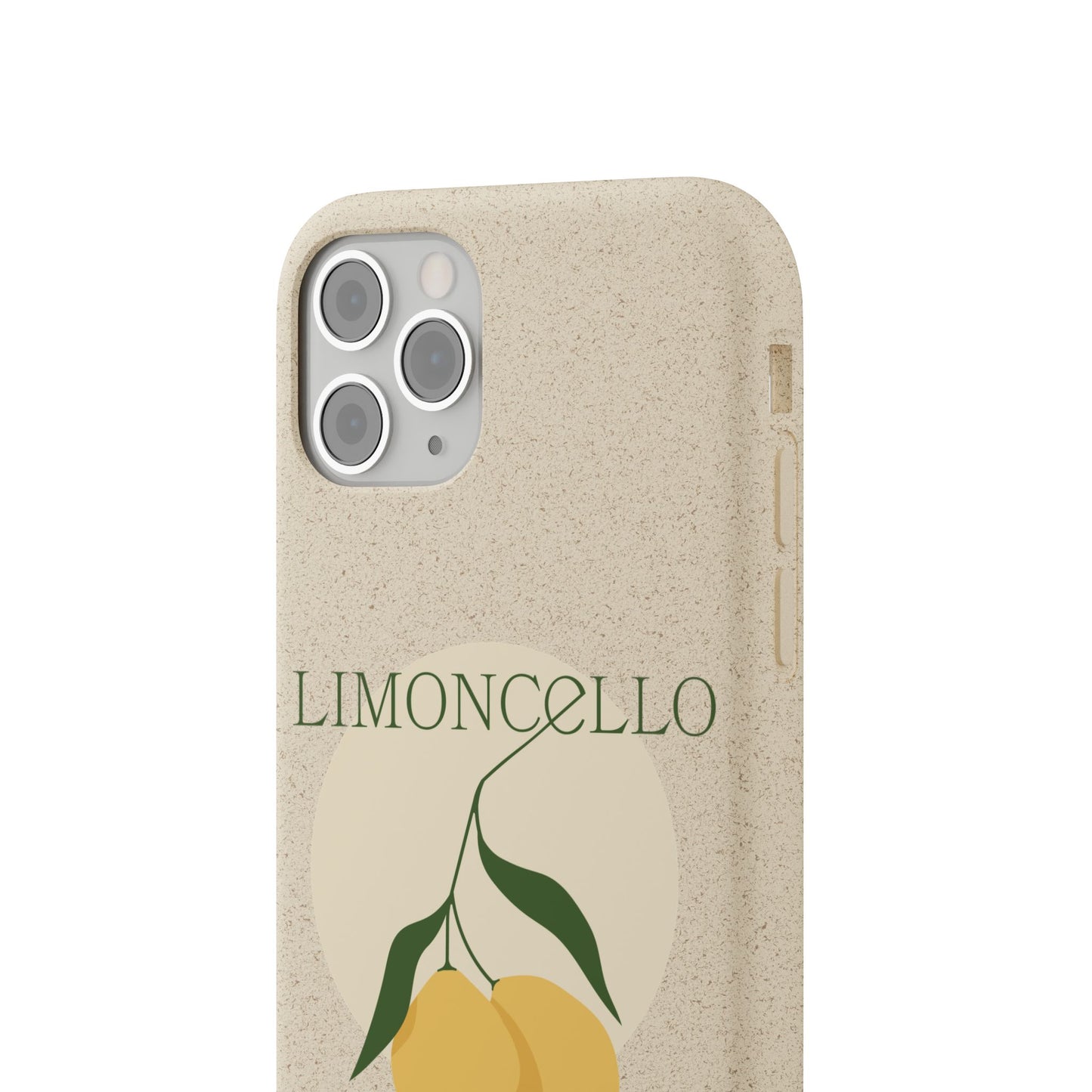 Biodegradable Phone Case - Limoncello Design, Eco-Friendly Mobile Cover
