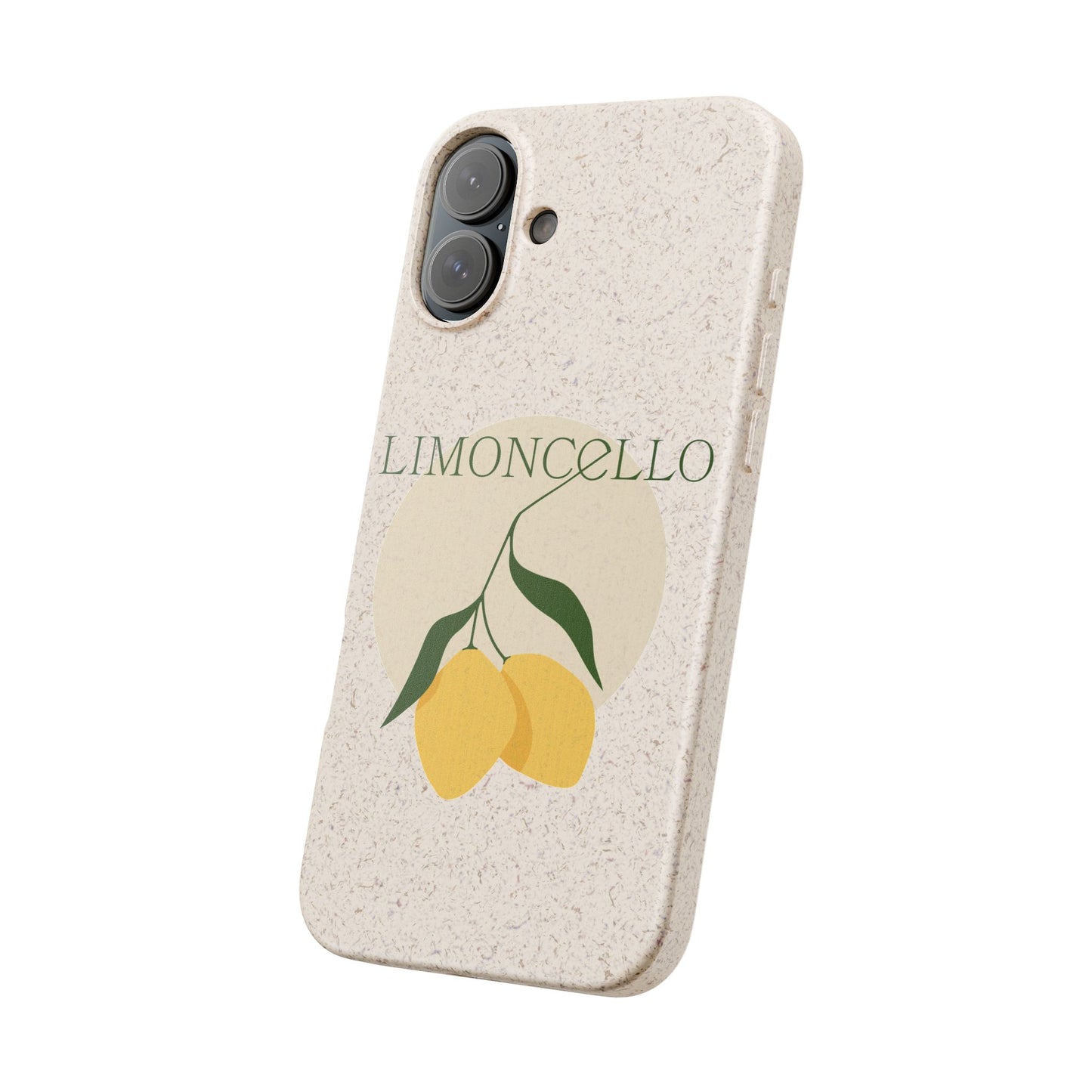 Biodegradable Phone Case - Limoncello Design, Eco-Friendly Mobile Cover
