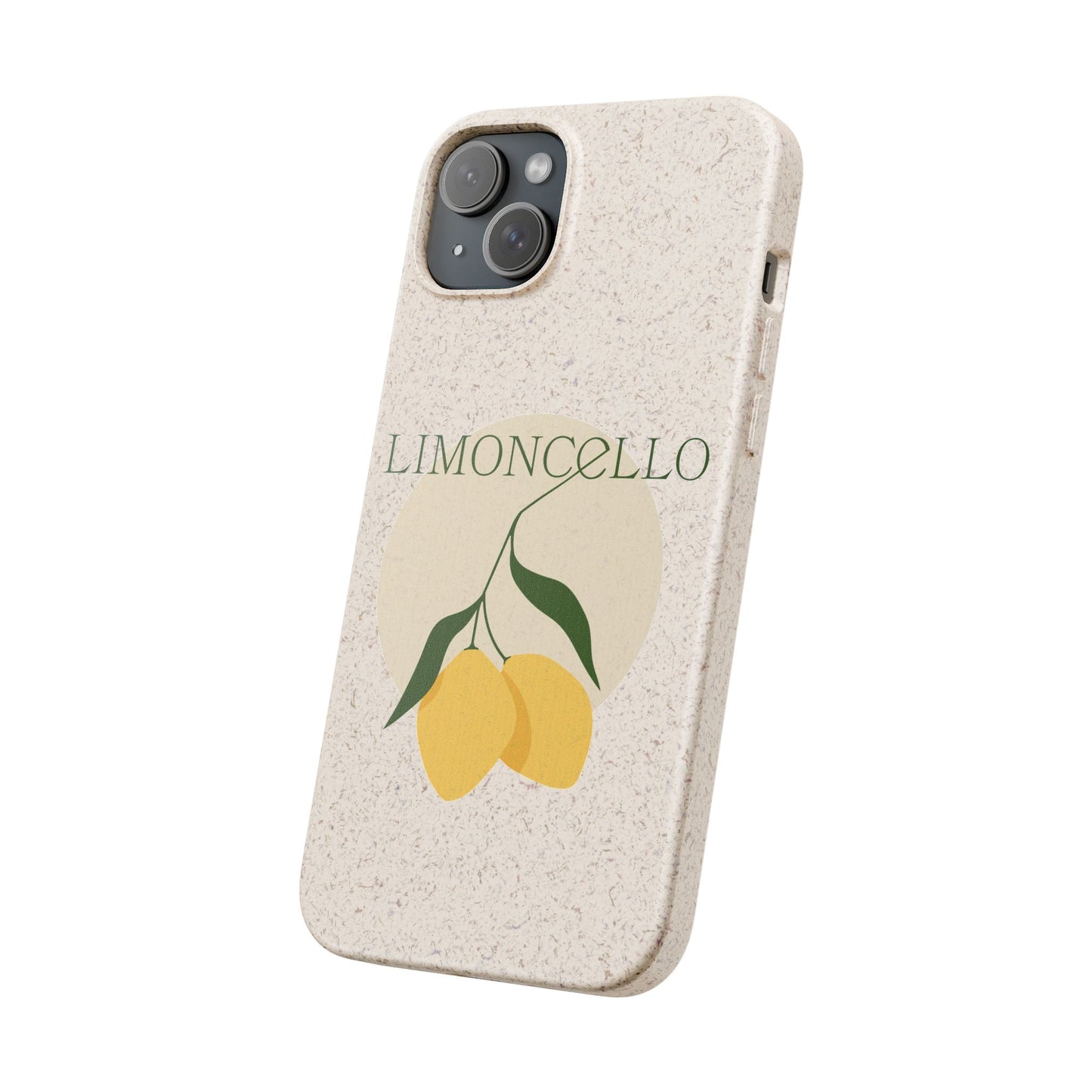 Biodegradable Phone Case - Limoncello Design, Eco-Friendly Mobile Cover
