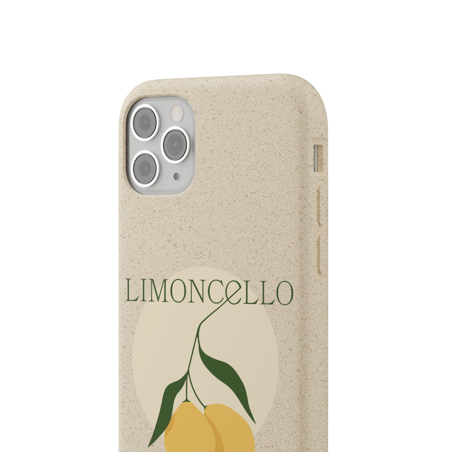 Biodegradable Phone Case - Limoncello Design, Eco-Friendly Mobile Cover