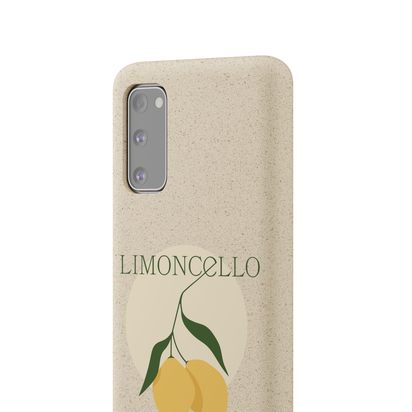 Biodegradable Phone Case - Limoncello Design, Eco-Friendly Mobile Cover