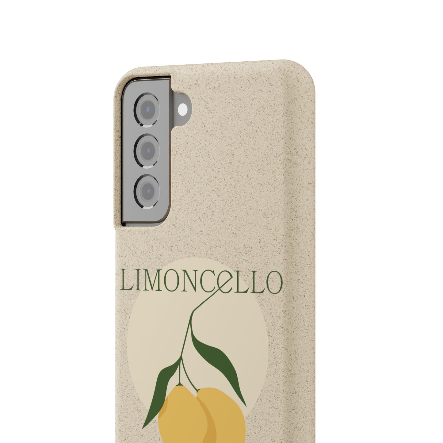 Biodegradable Phone Case - Limoncello Design, Eco-Friendly Mobile Cover