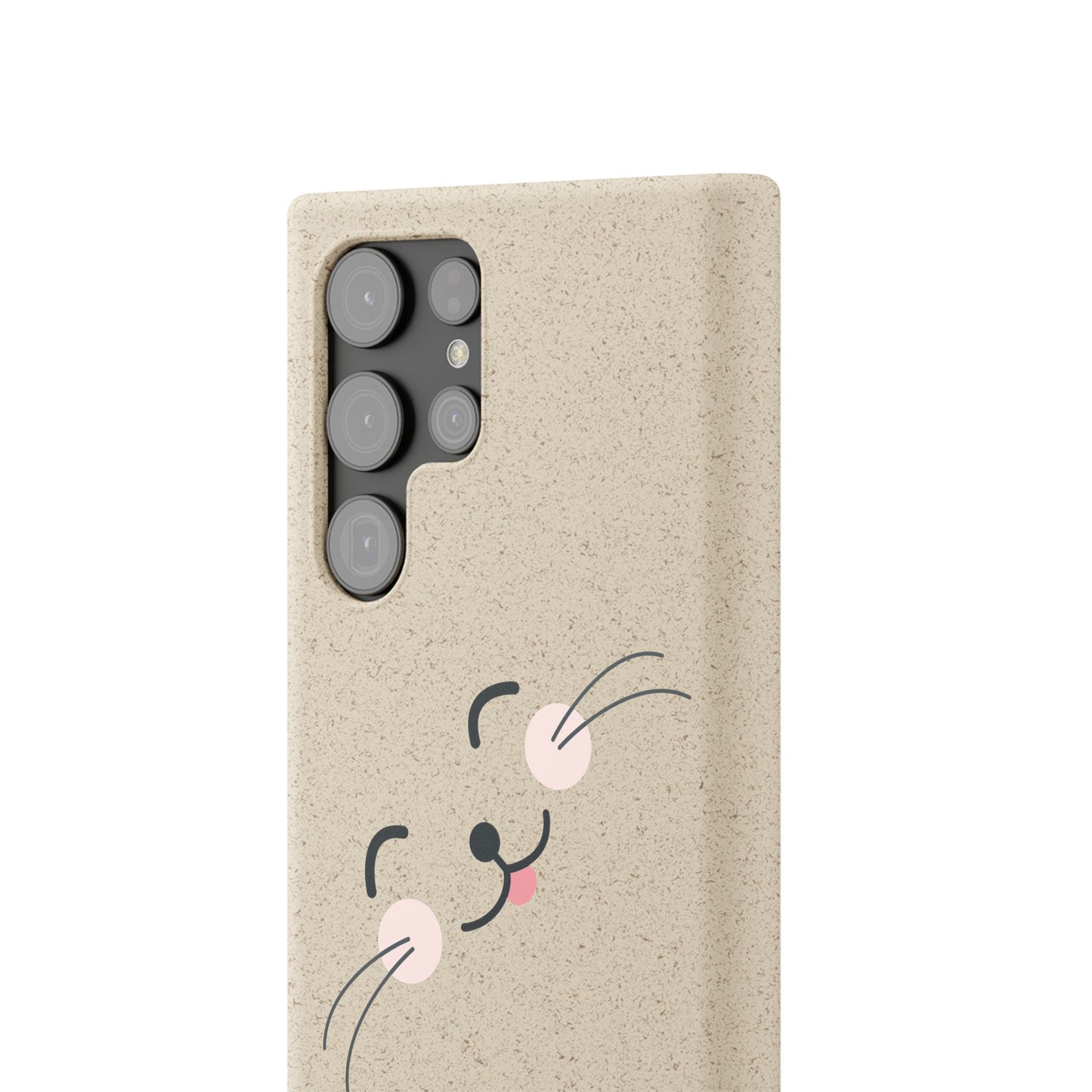 Biodegradable Phone Case - Happy Cat, Eco-friendly mobile cover