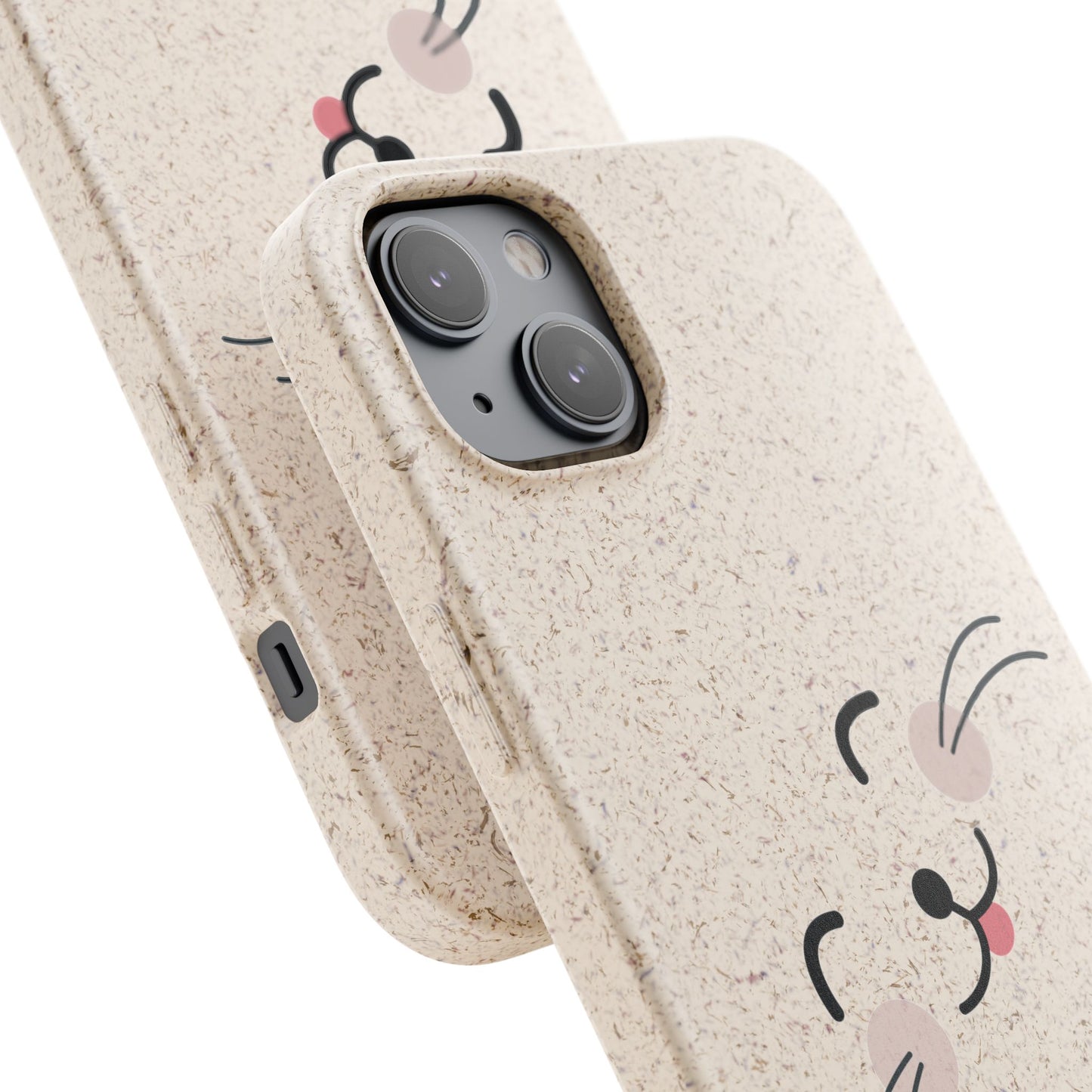 Biodegradable Phone Case - Happy Cat, Eco-friendly mobile cover
