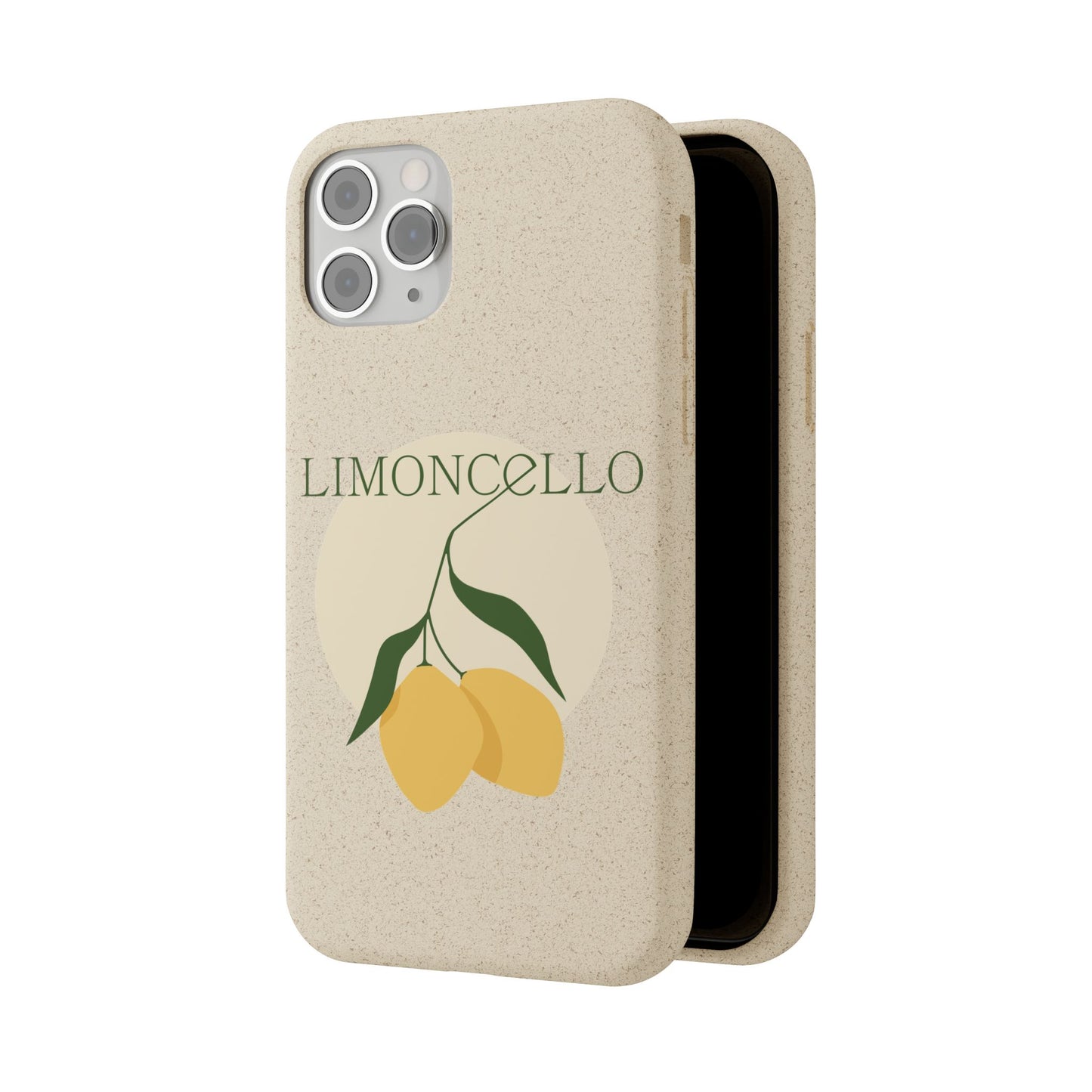 Biodegradable Phone Case - Limoncello Design, Eco-Friendly Mobile Cover