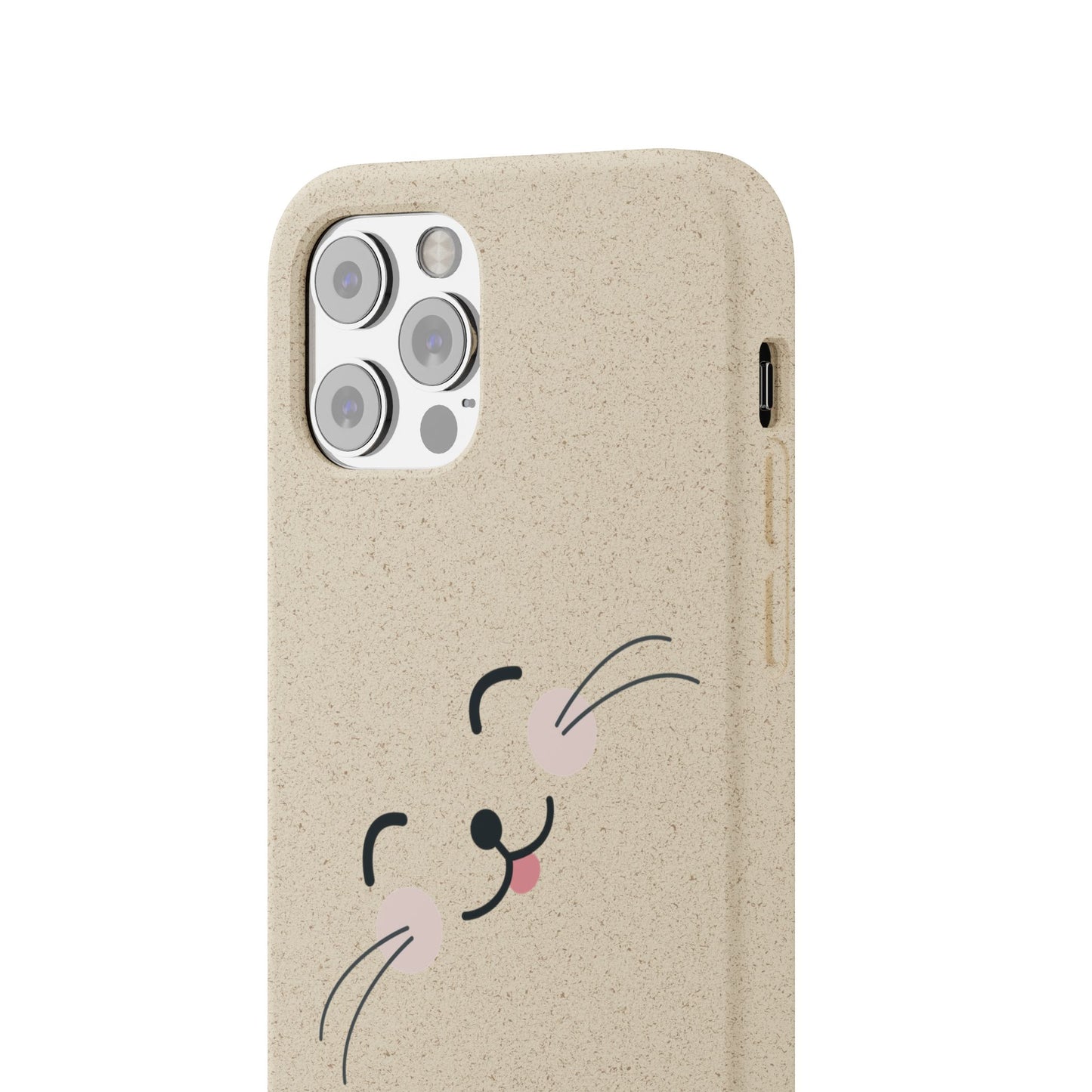 Biodegradable Phone Case - Happy Cat, Eco-friendly mobile cover