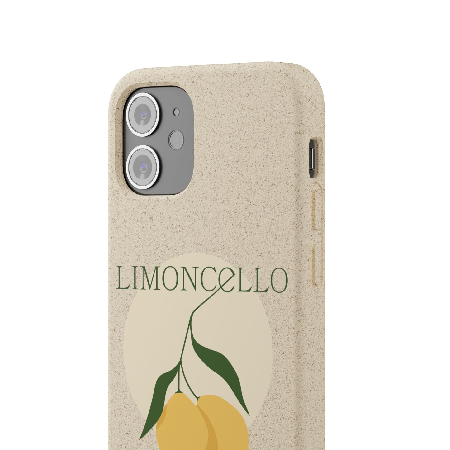 Biodegradable Phone Case - Limoncello Design, Eco-Friendly Mobile Cover