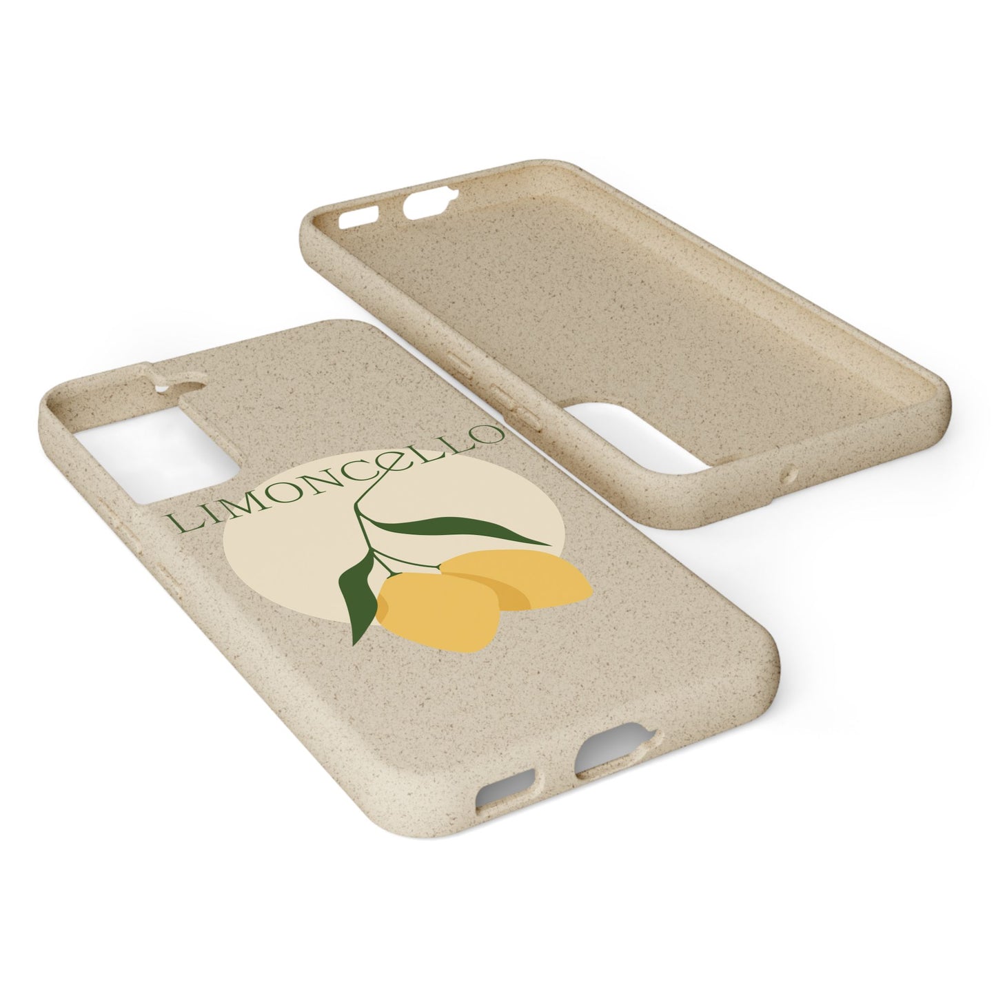 Biodegradable Phone Case - Limoncello Design, Eco-Friendly Mobile Cover