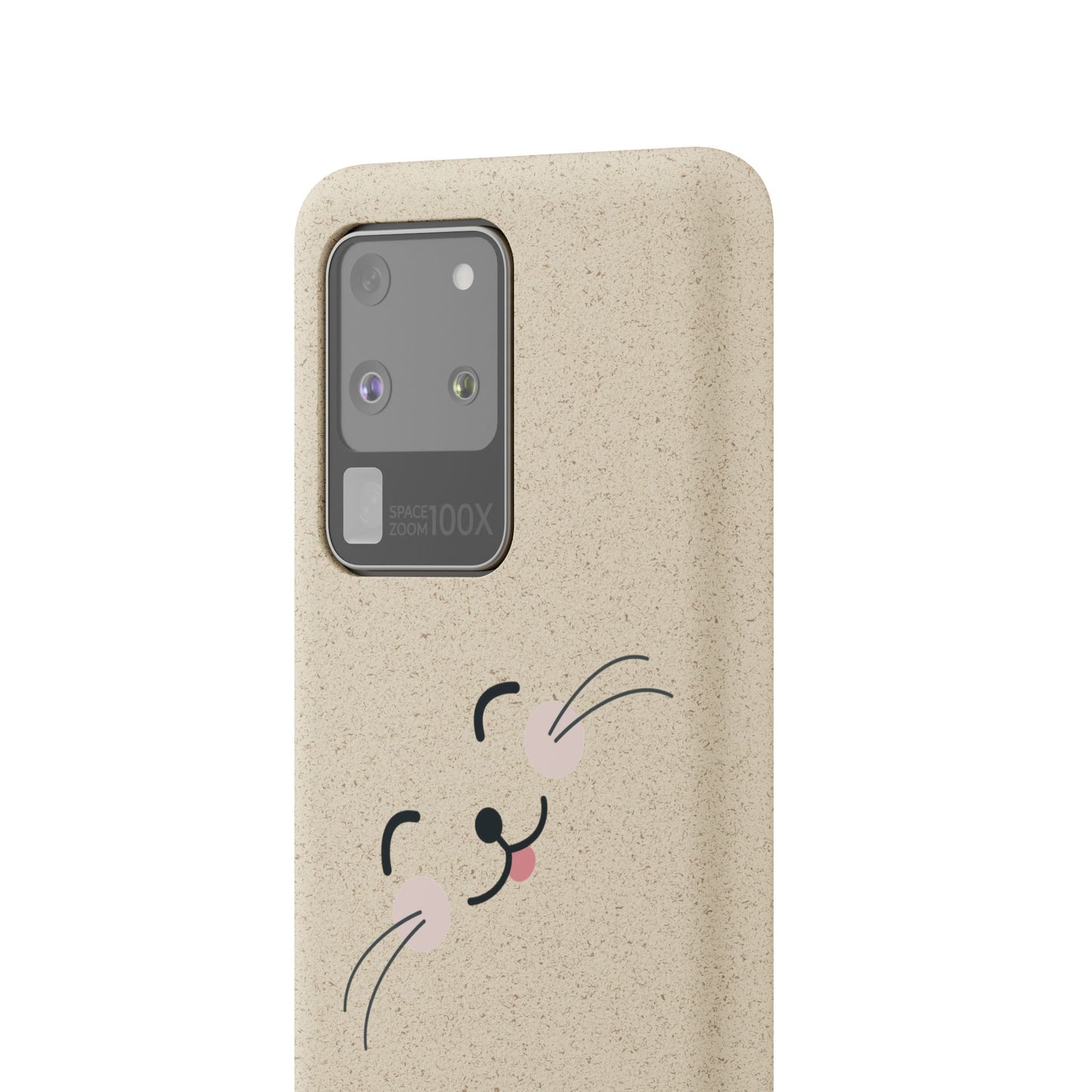 Biodegradable Phone Case - Happy Cat, Eco-friendly mobile cover