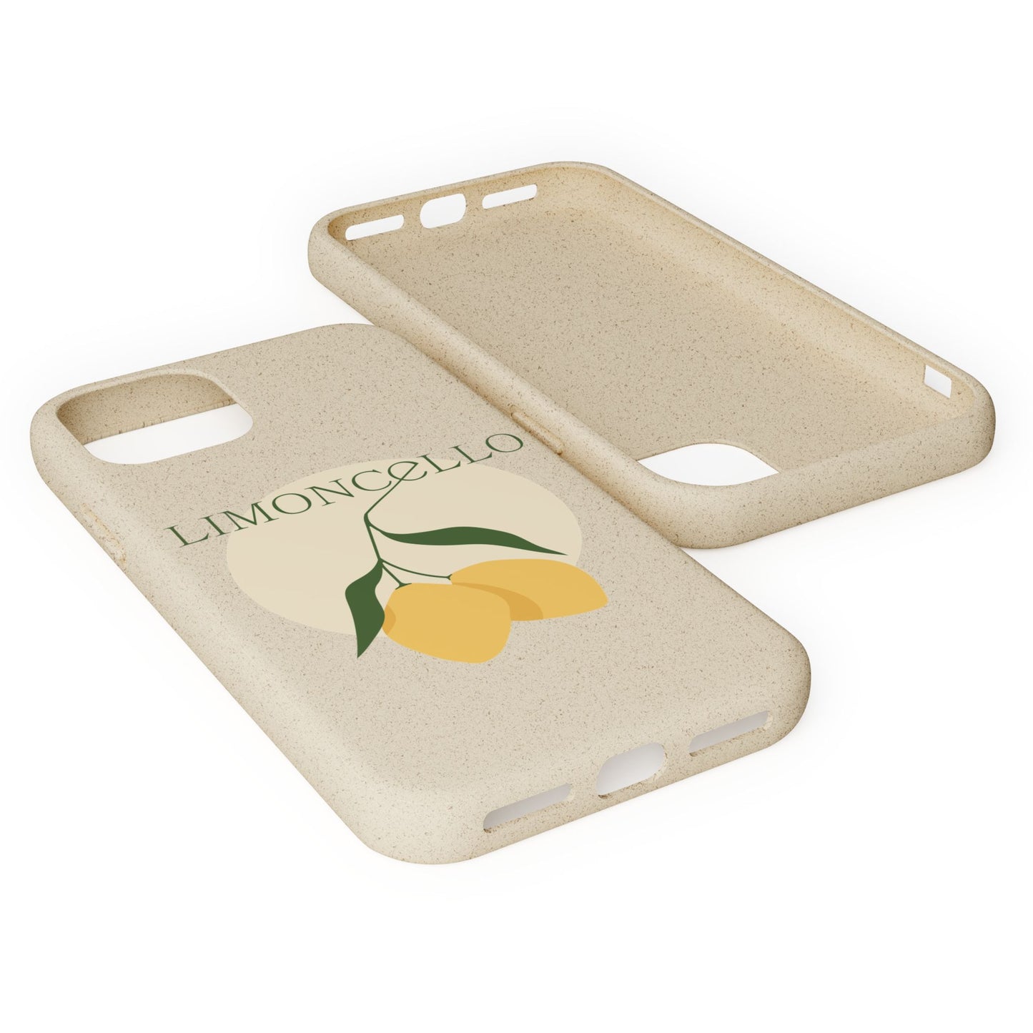 Biodegradable Phone Case - Limoncello Design, Eco-Friendly Mobile Cover