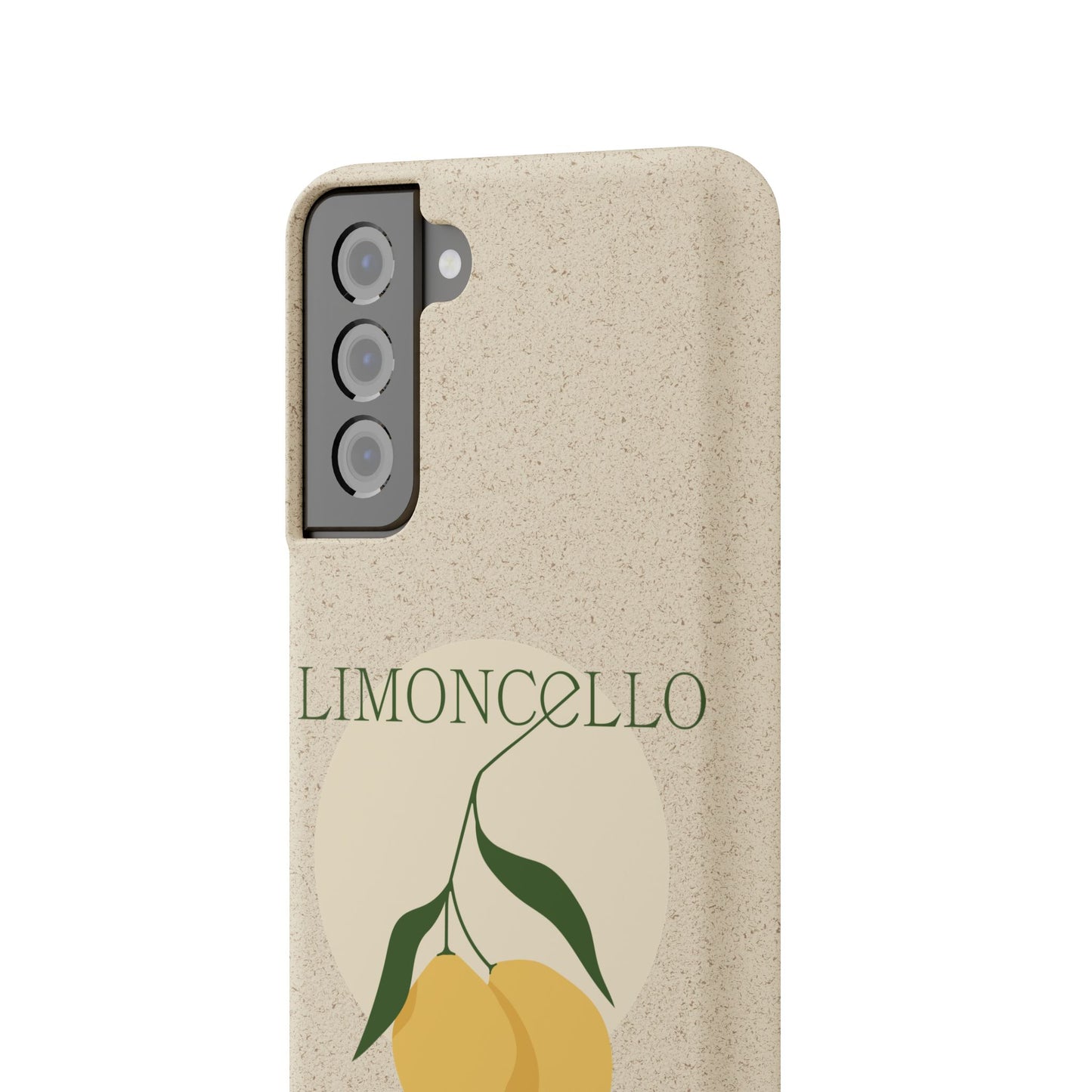 Biodegradable Phone Case - Limoncello Design, Eco-Friendly Mobile Cover