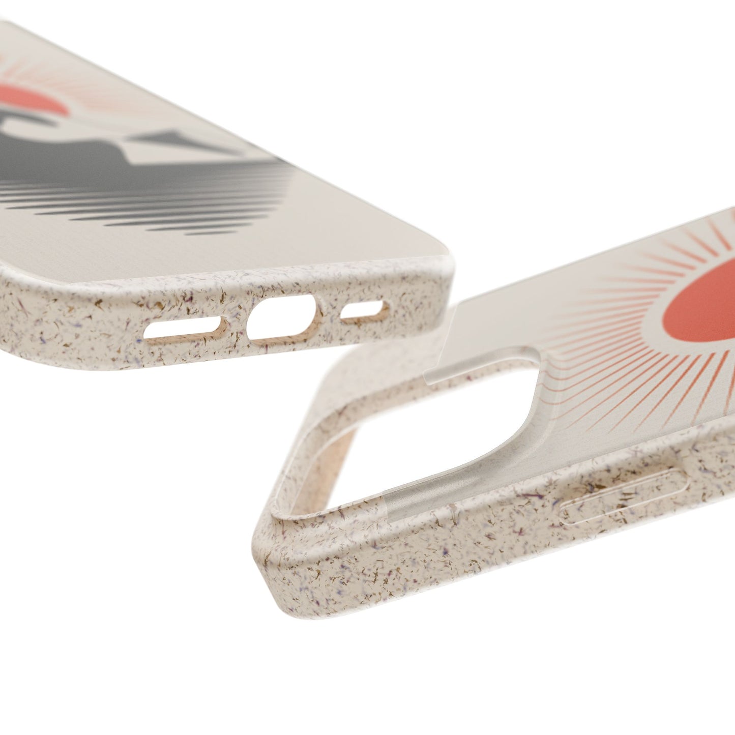 Biodegradable Phone Case - Mountain Design, Eco-Friendly Mobile Cover, Sustainable Tech Accessory