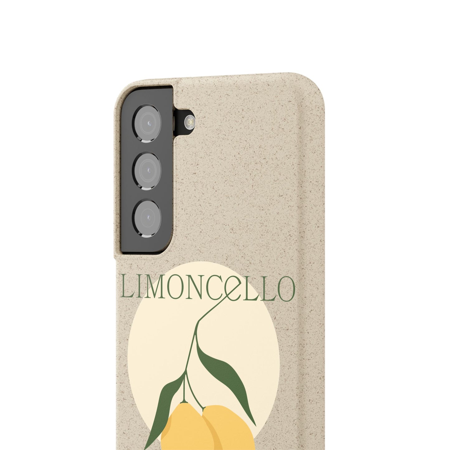 Biodegradable Phone Case - Limoncello Design, Eco-Friendly Mobile Cover