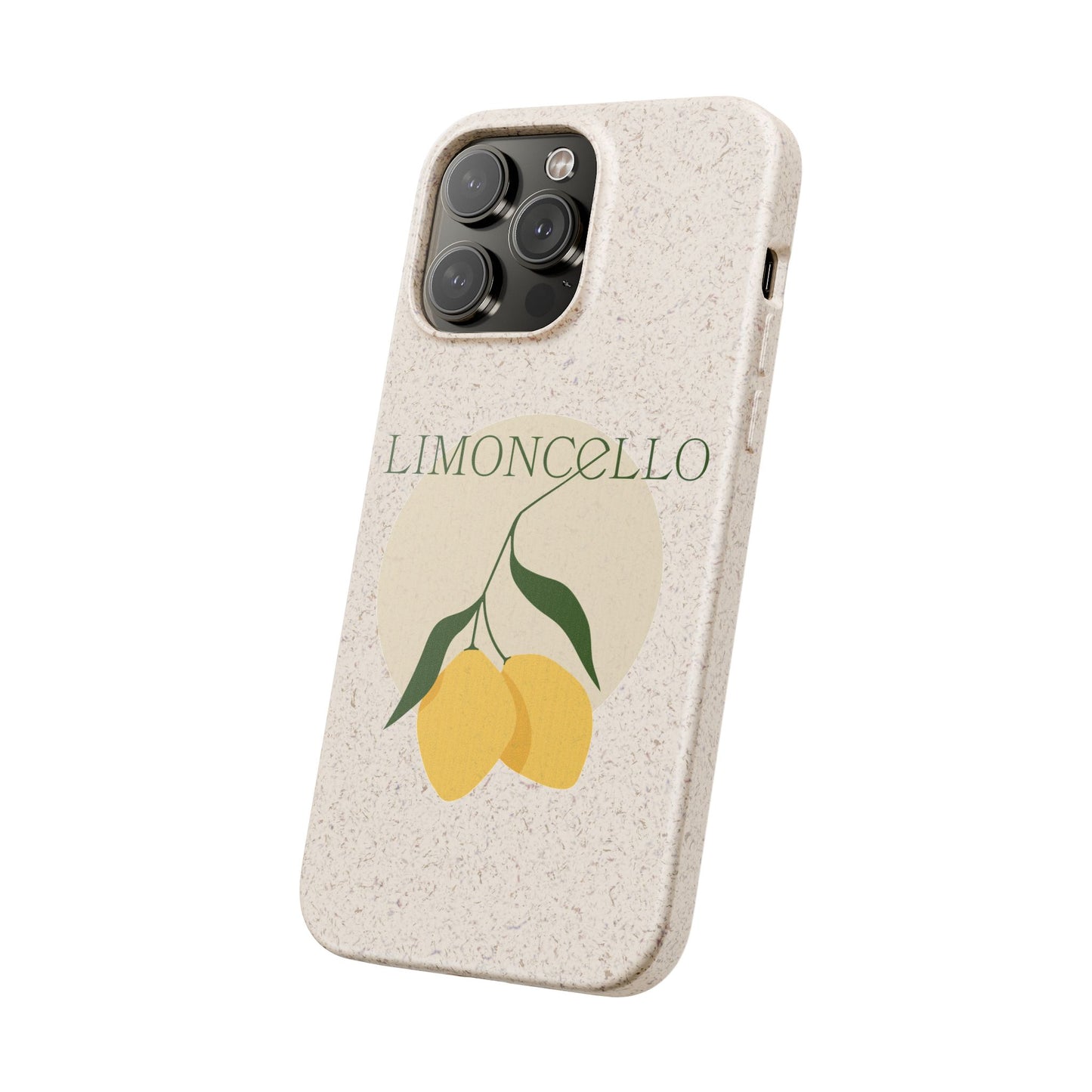 Biodegradable Phone Case - Limoncello Design, Eco-Friendly Mobile Cover