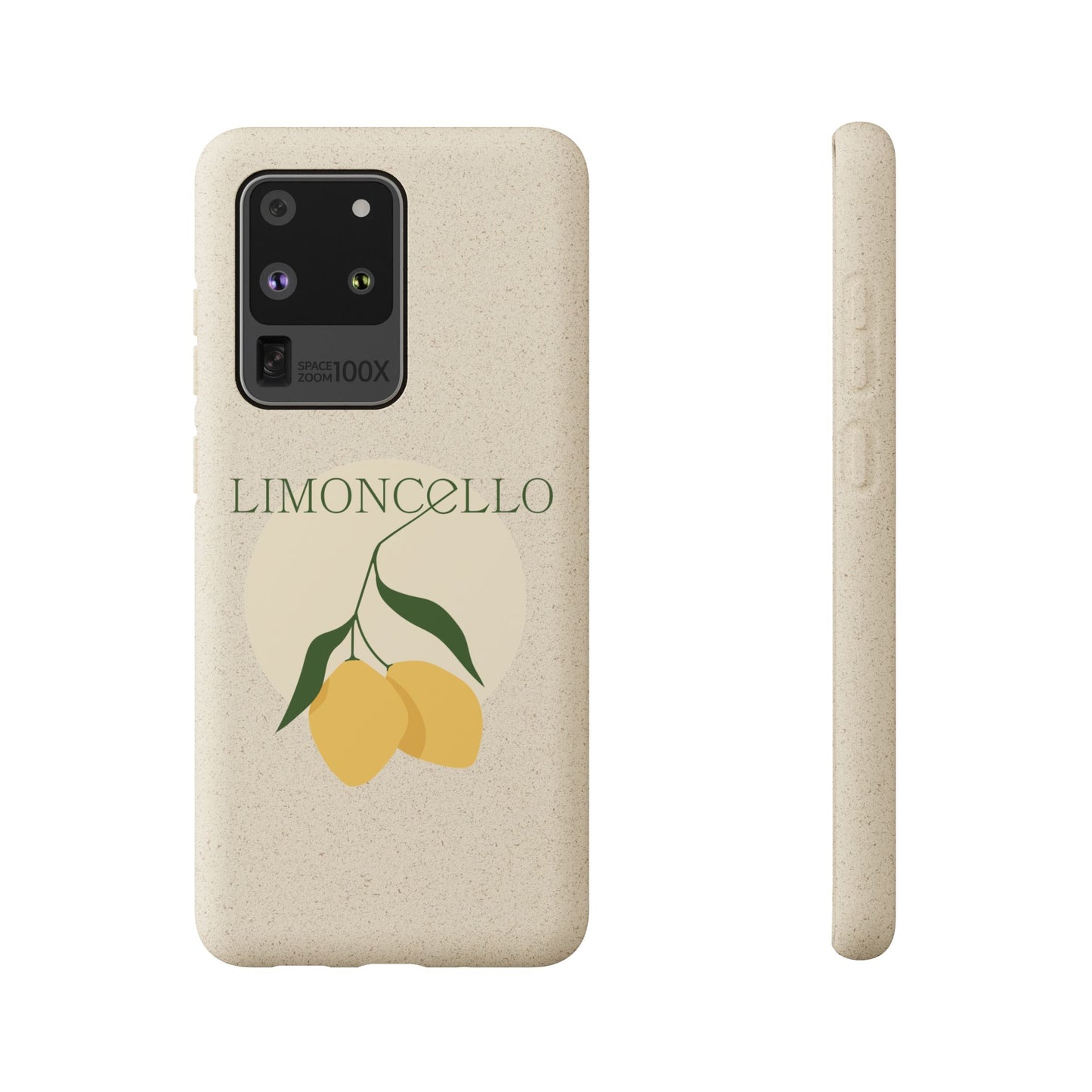 Biodegradable Phone Case - Limoncello Design, Eco-Friendly Mobile Cover