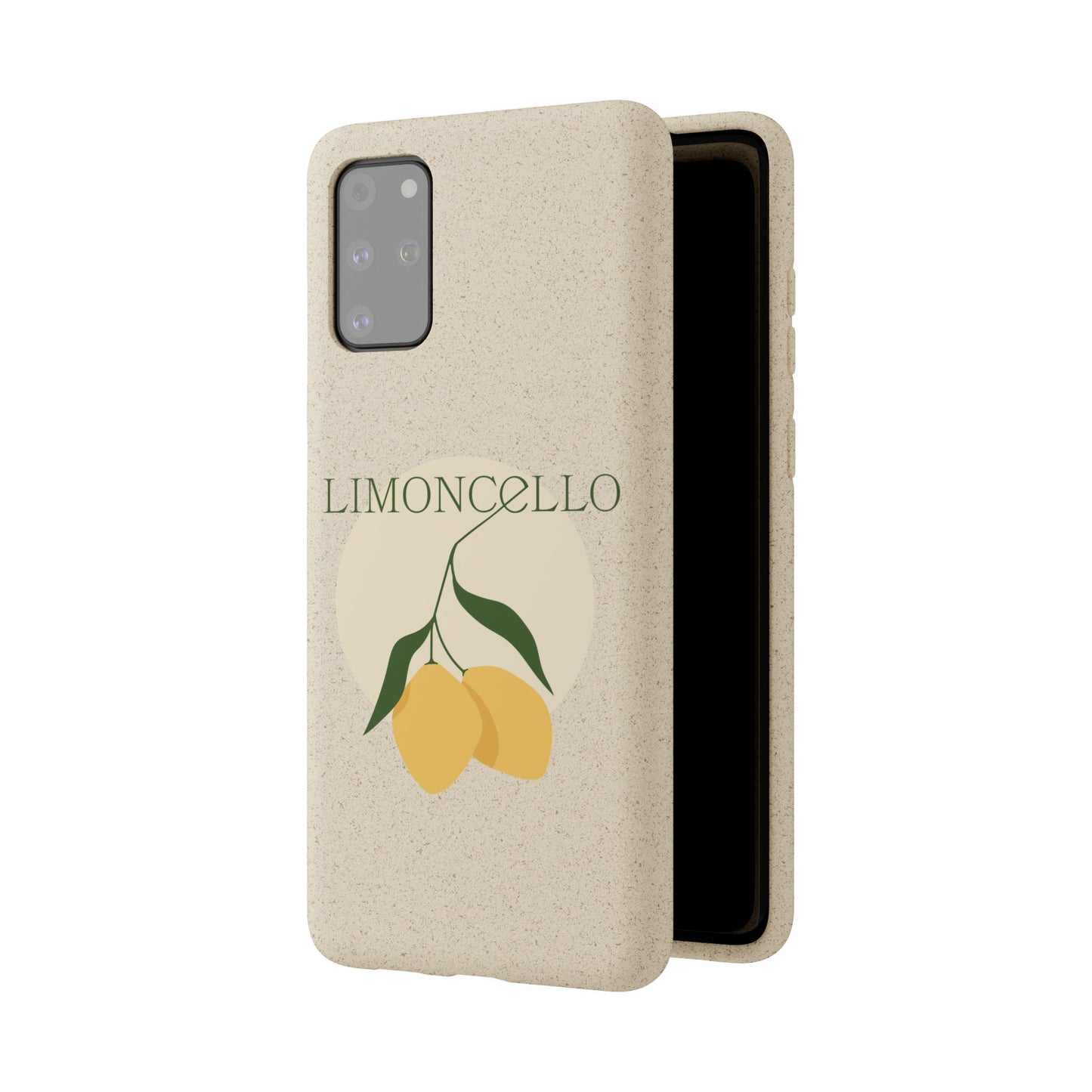 Biodegradable Phone Case - Limoncello Design, Eco-Friendly Mobile Cover