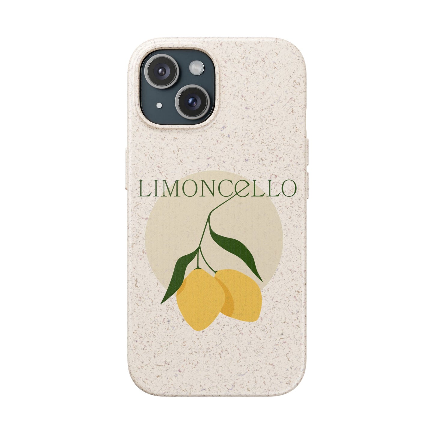 Biodegradable Phone Case - Limoncello Design, Eco-Friendly Mobile Cover
