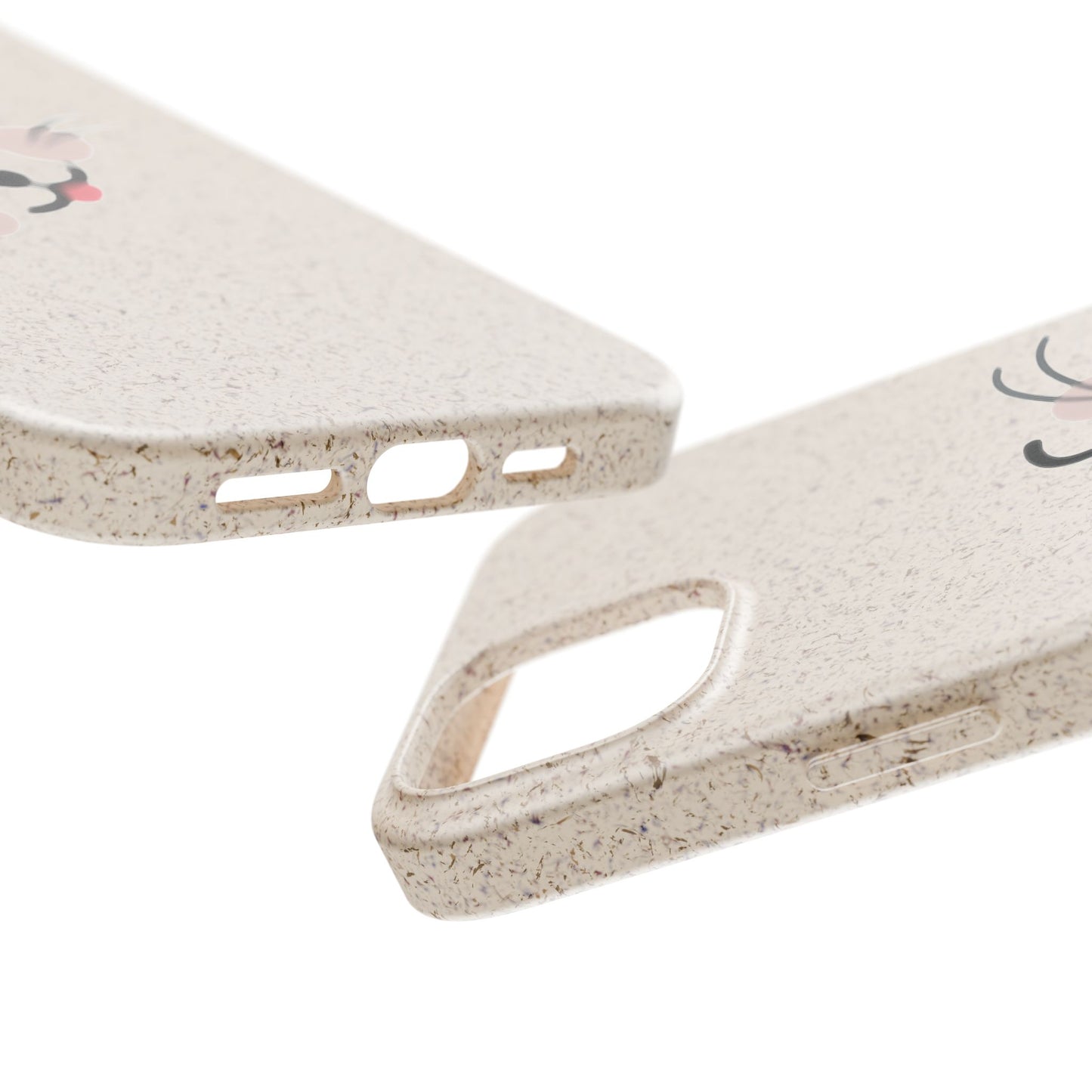 Biodegradable Phone Case - Happy Cat, Eco-friendly mobile cover