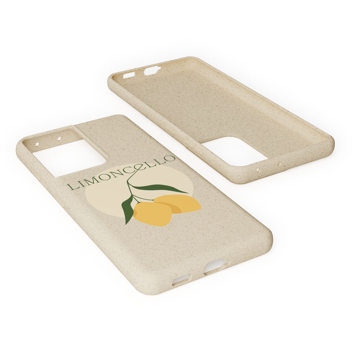 Biodegradable Phone Case - Limoncello Design, Eco-Friendly Mobile Cover