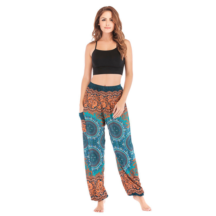 Casual Yoga Pants Women's (Thai cotton silk)
