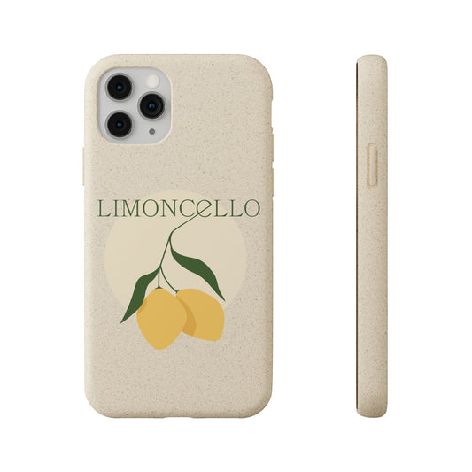 Biodegradable Phone Case - Limoncello Design, Eco-Friendly Mobile Cover
