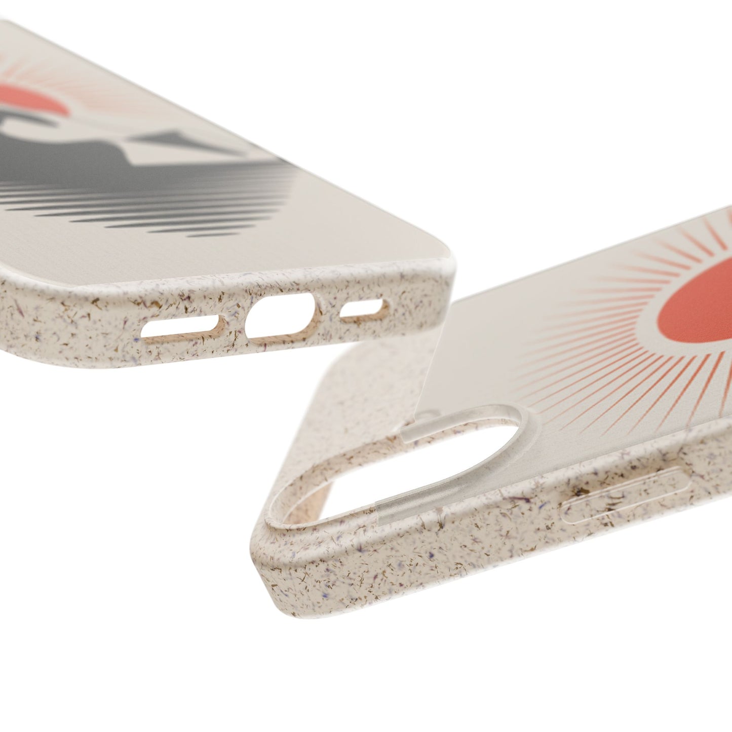 Biodegradable Phone Case - Mountain Design, Eco-Friendly Mobile Cover, Sustainable Tech Accessory
