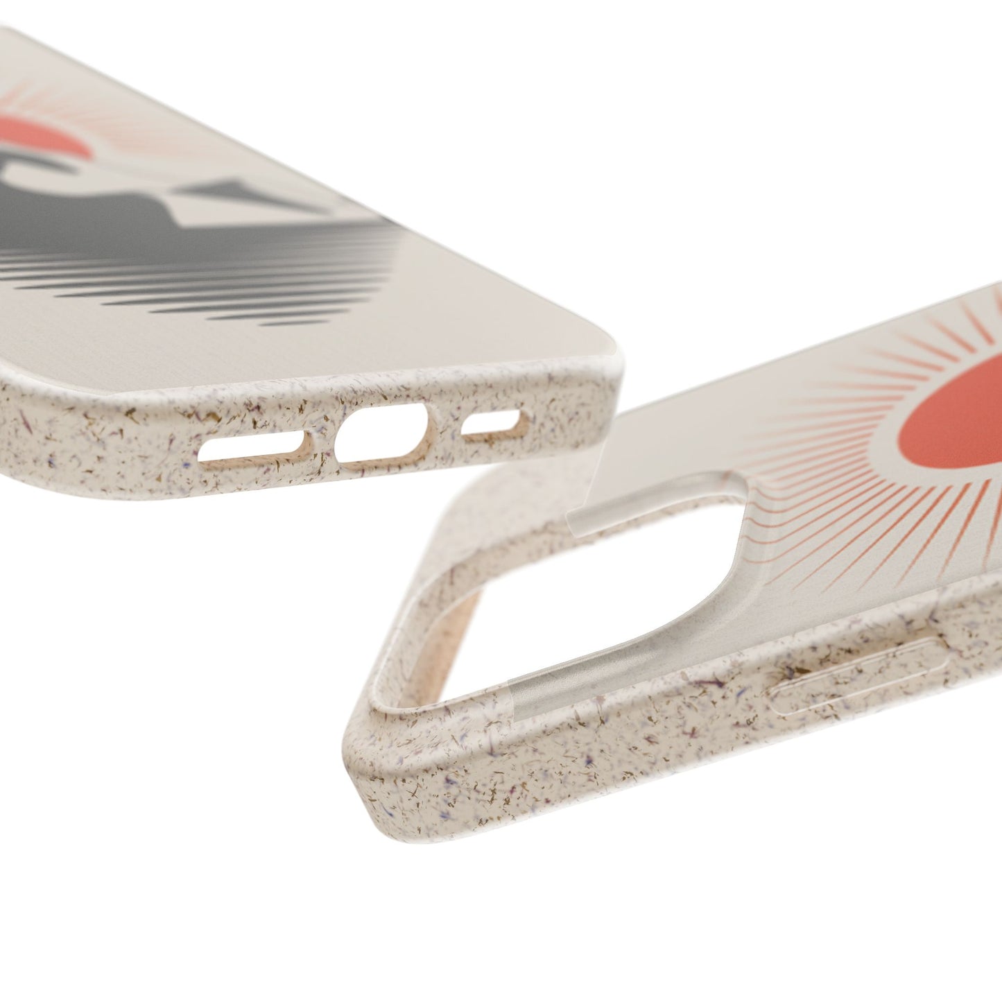 Biodegradable Phone Case - Mountain Design, Eco-Friendly Mobile Cover, Sustainable Tech Accessory