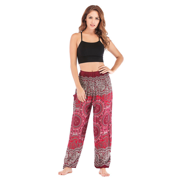 Casual Yoga Pants Women's (Thai cotton silk)