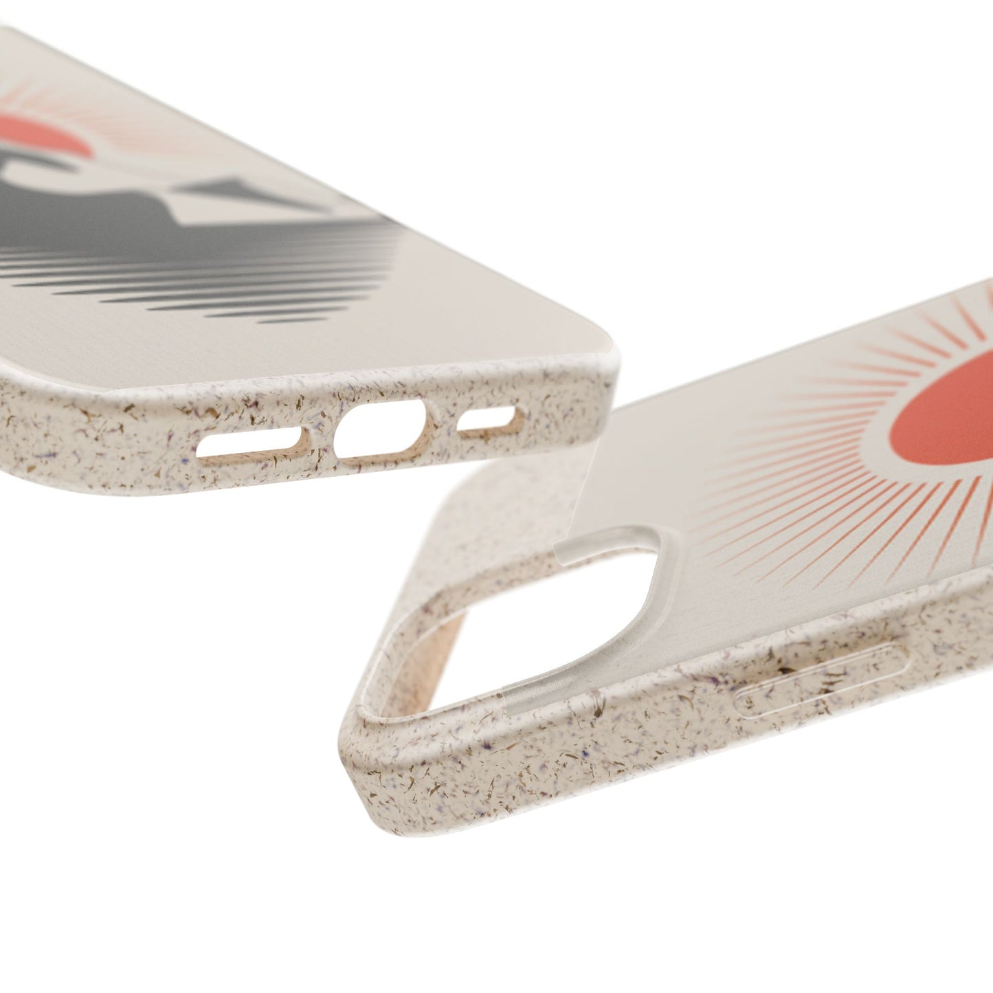 Biodegradable Phone Case - Mountain Design, Eco-Friendly Mobile Cover, Sustainable Tech Accessory