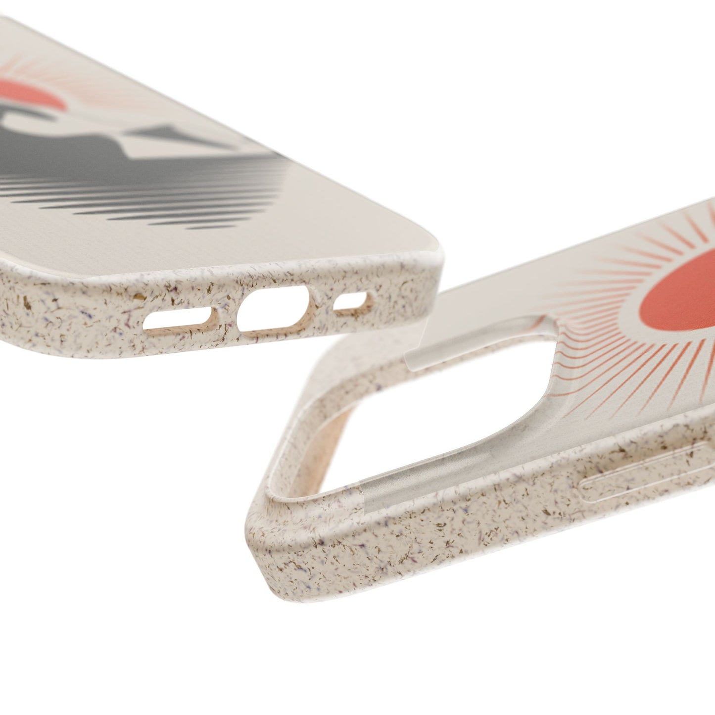 Biodegradable Phone Case - Mountain Design, Eco-Friendly Mobile Cover, Sustainable Tech Accessory